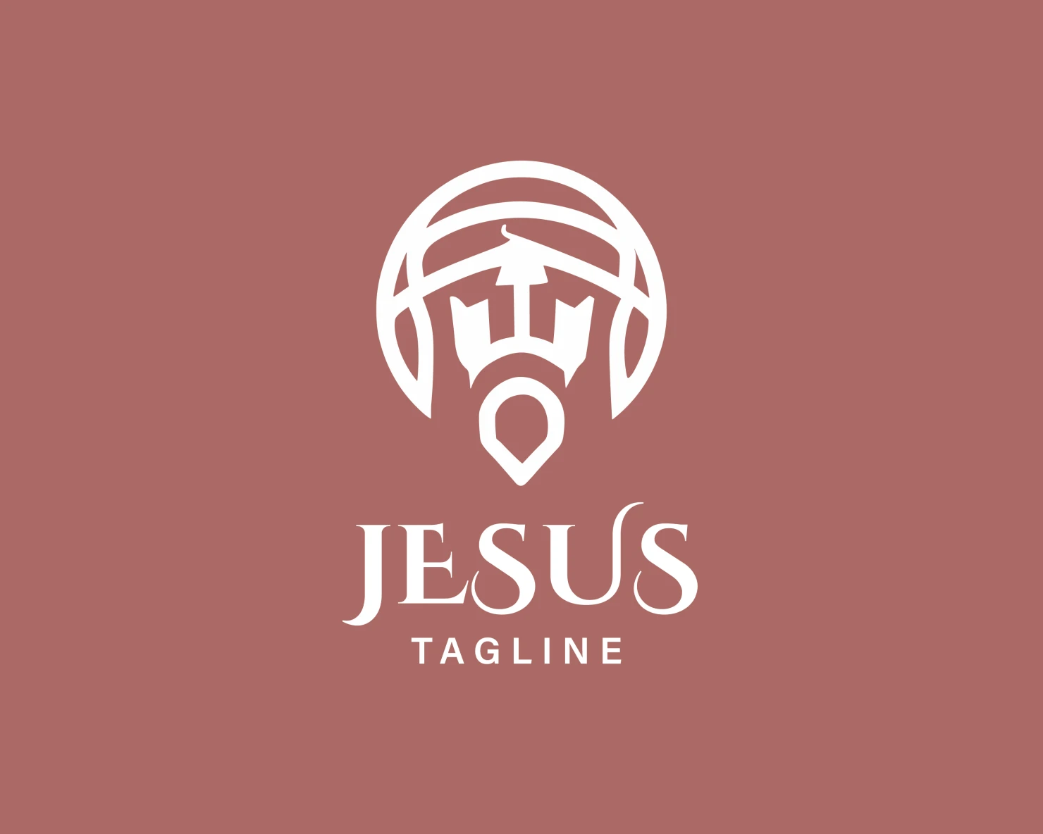 Jesus customizable logo design #33681