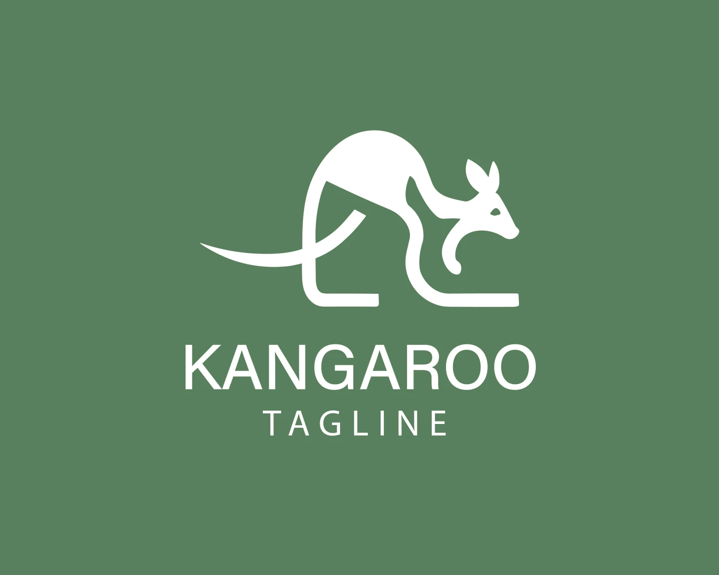 Kangaroo customizable logo design #33685