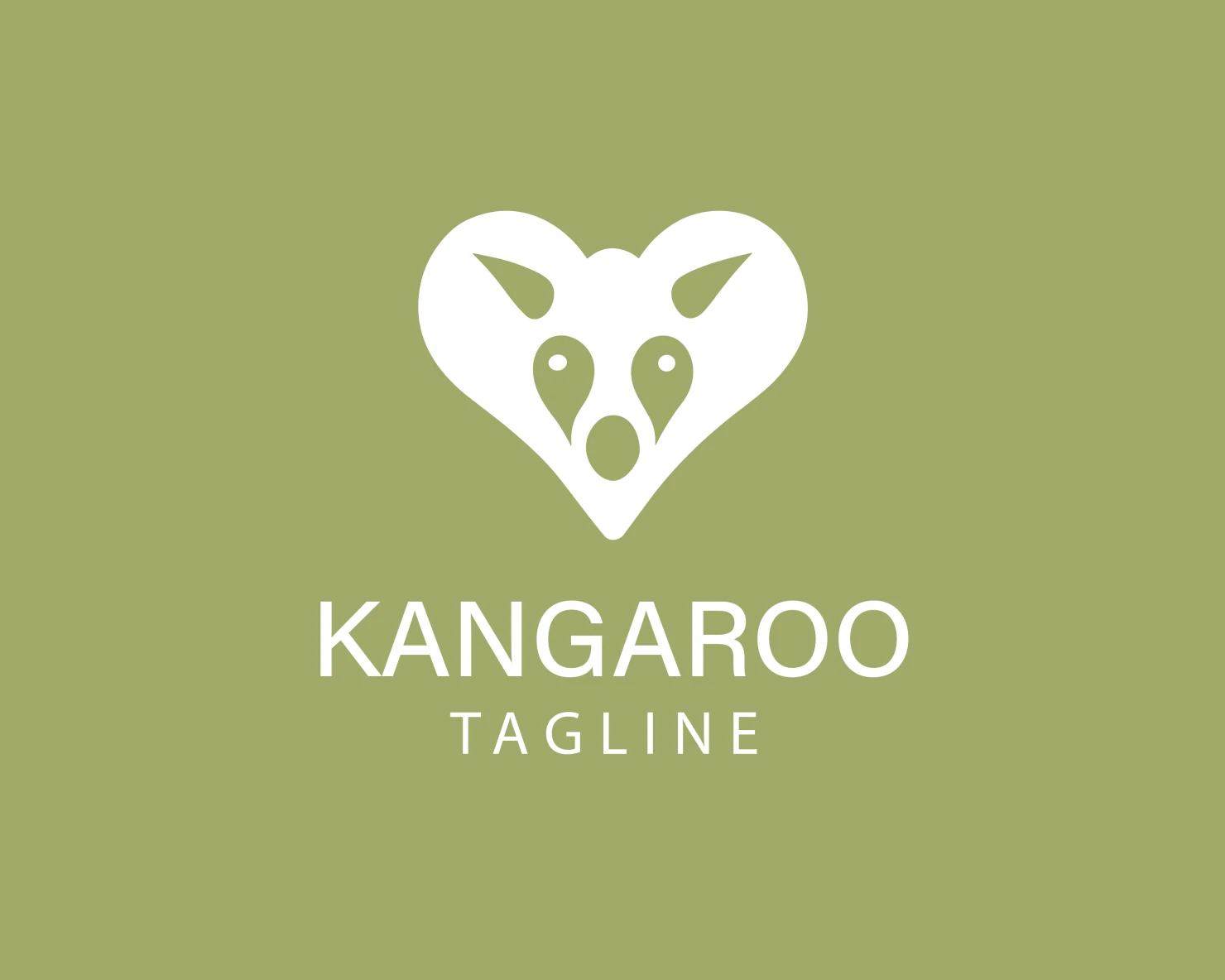Kangaroo customizable logo design #33686