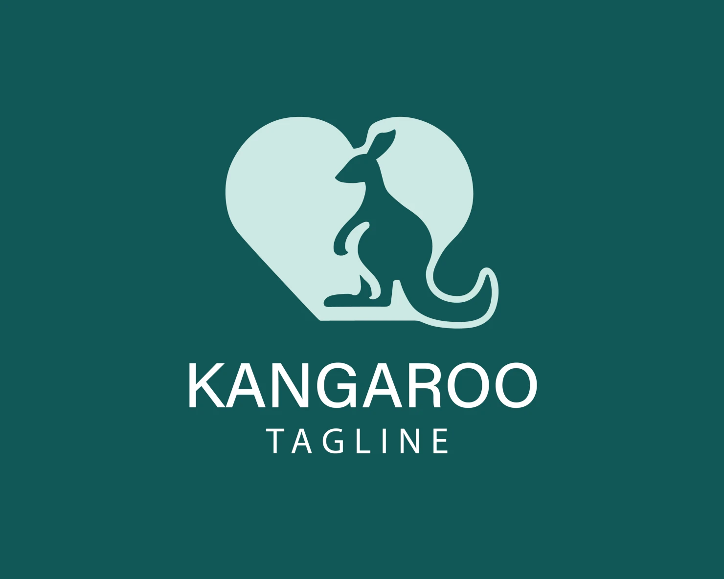Kangaroo customizable logo design #33687