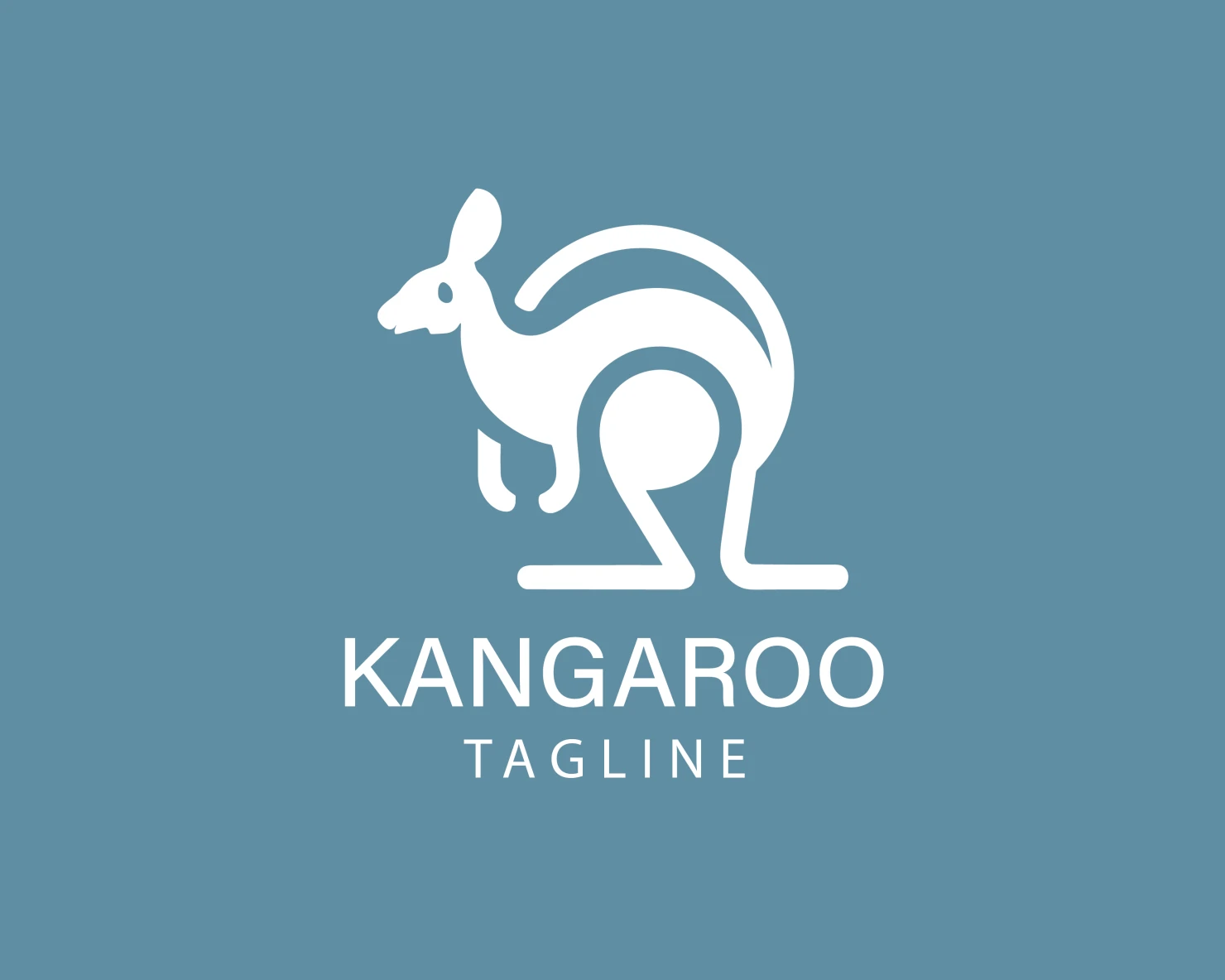 Kangaroo customizable logo design #33688