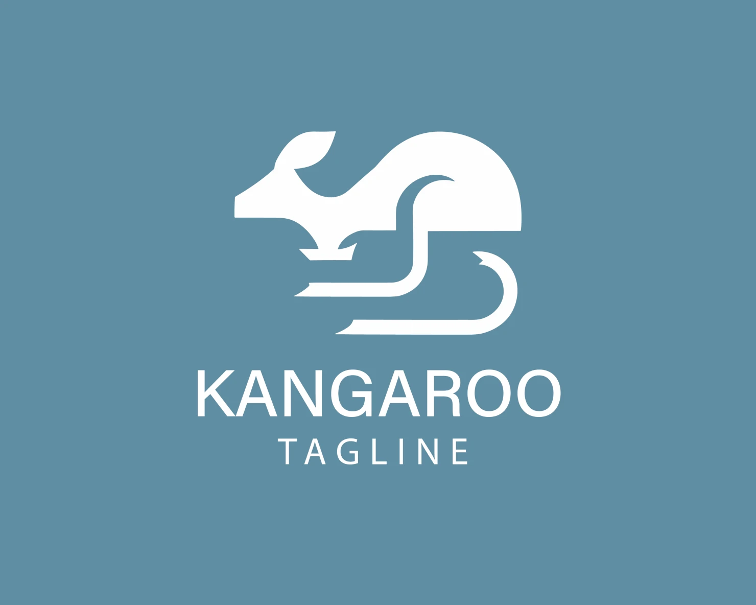 Kangaroo customizable logo design #33689