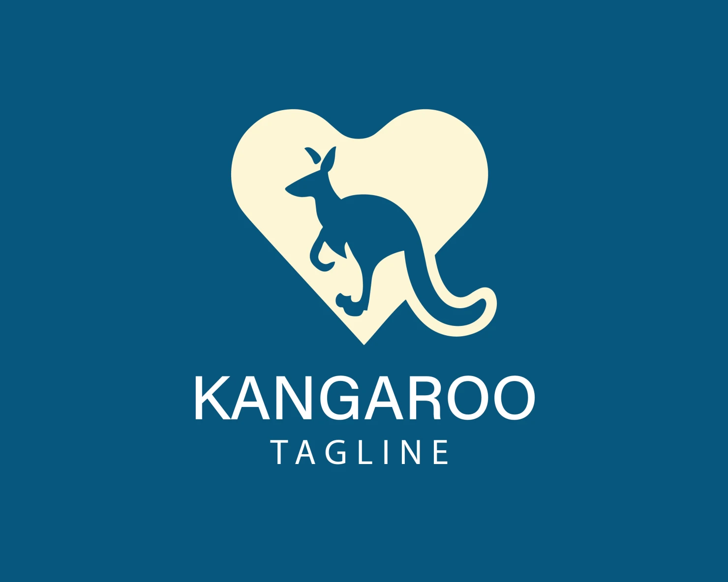 Kangaroo customizable logo design #33692