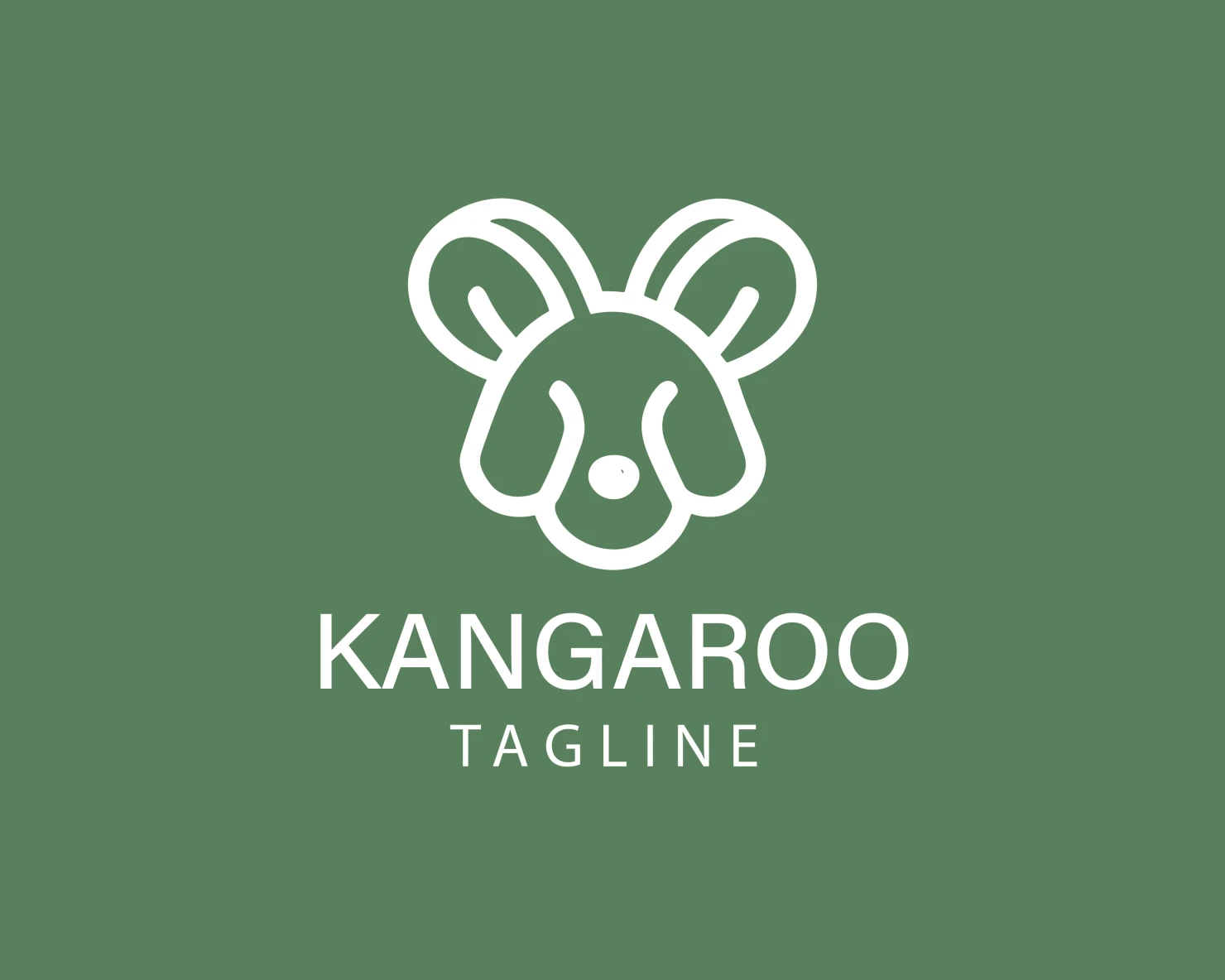 Kangaroo customizable logo design #33696