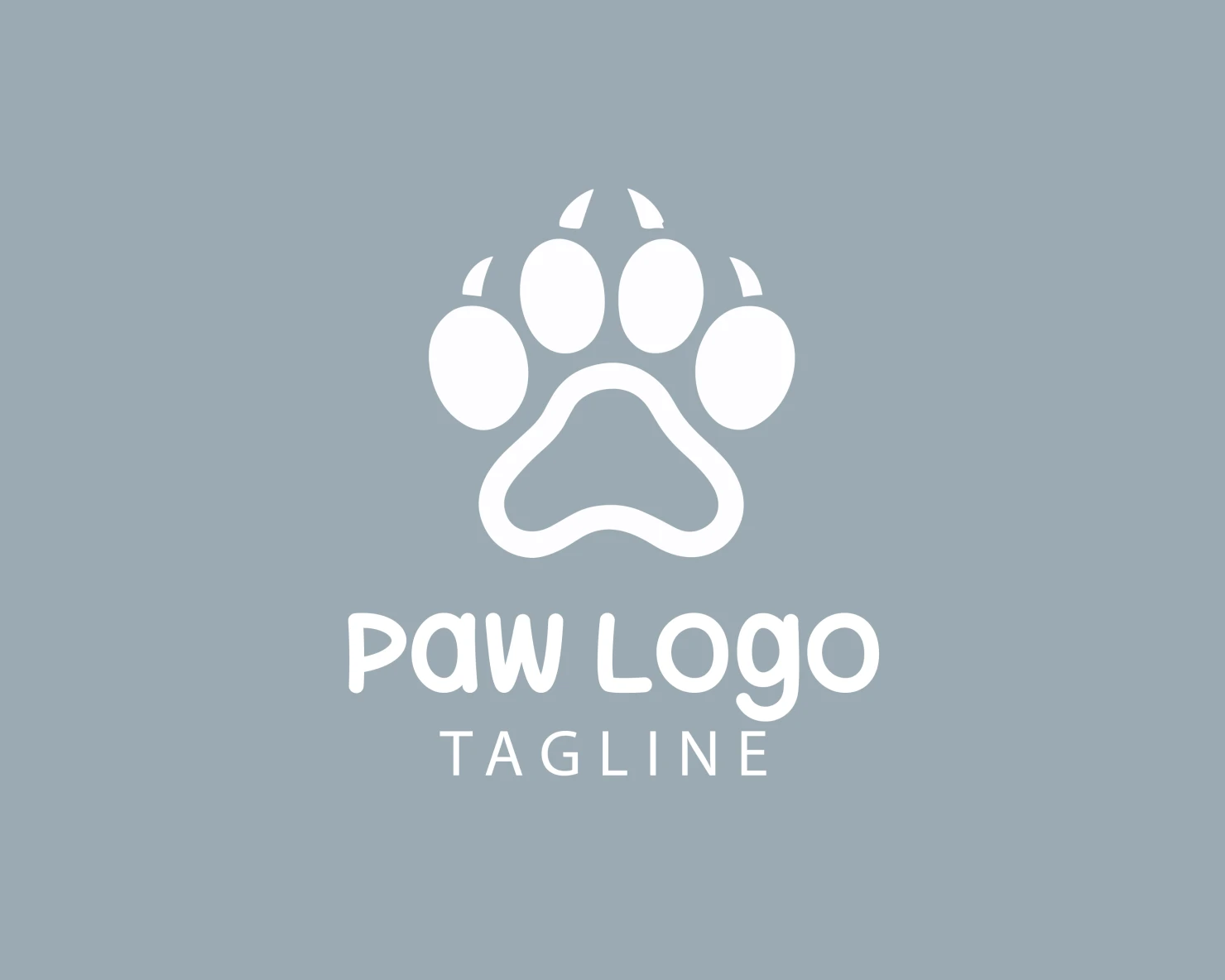 Paw customizable logo design #33733