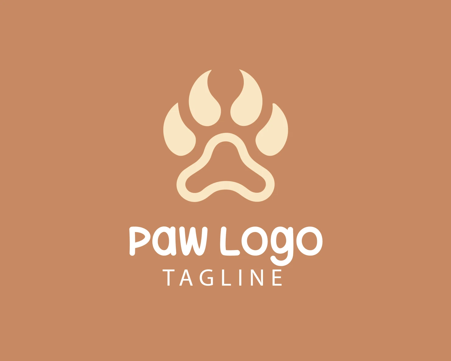 Paw customizable logo design #33734