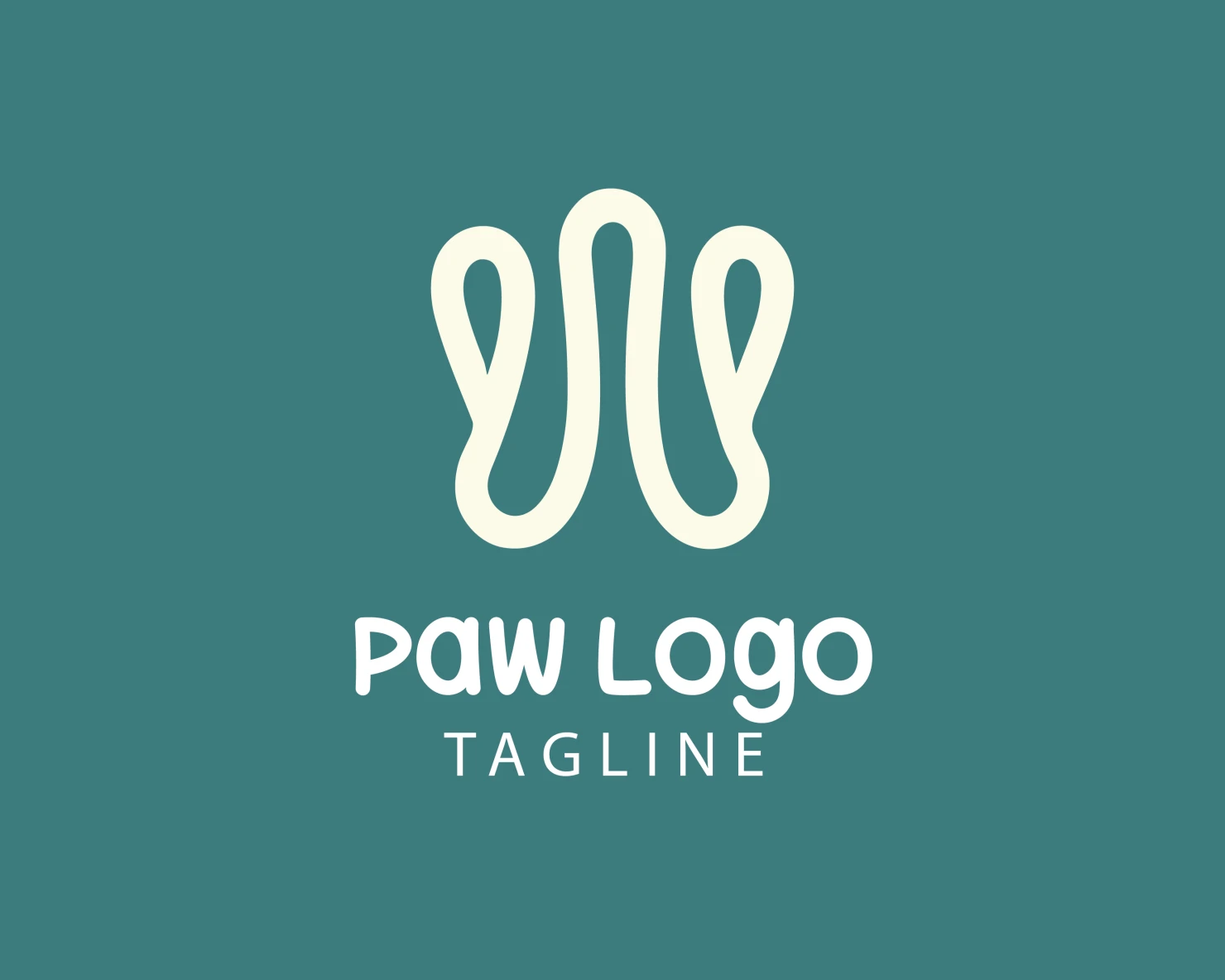 Paw customizable logo design #33735