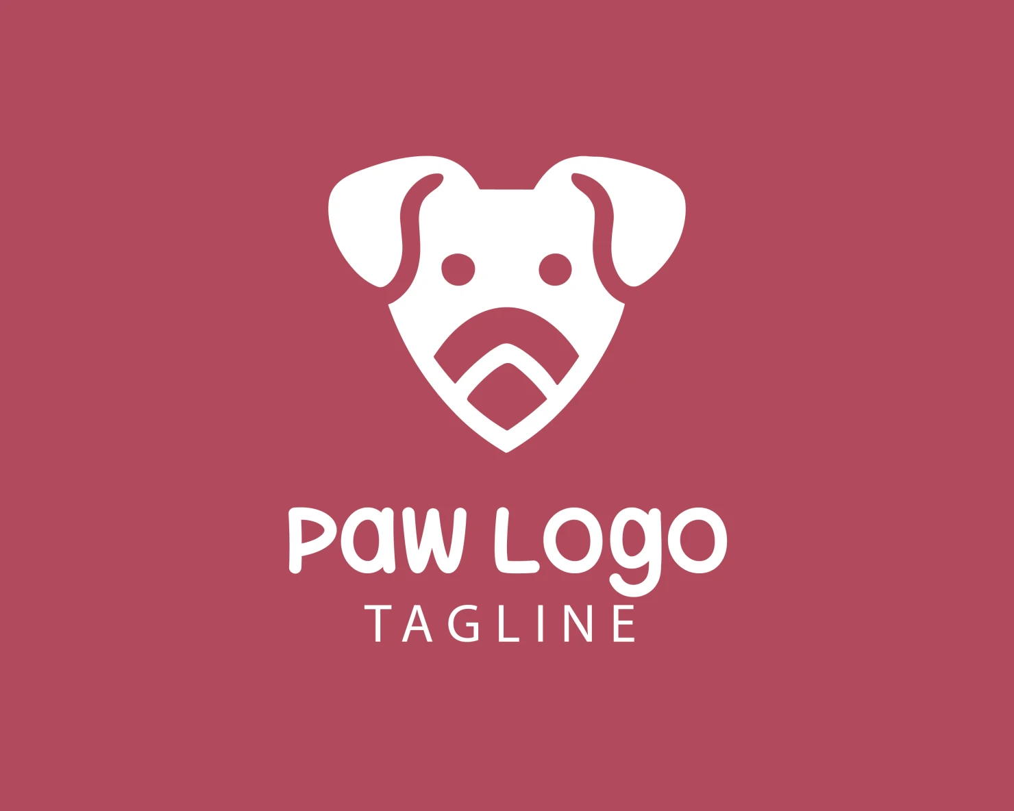 Paw customizable logo design #33739