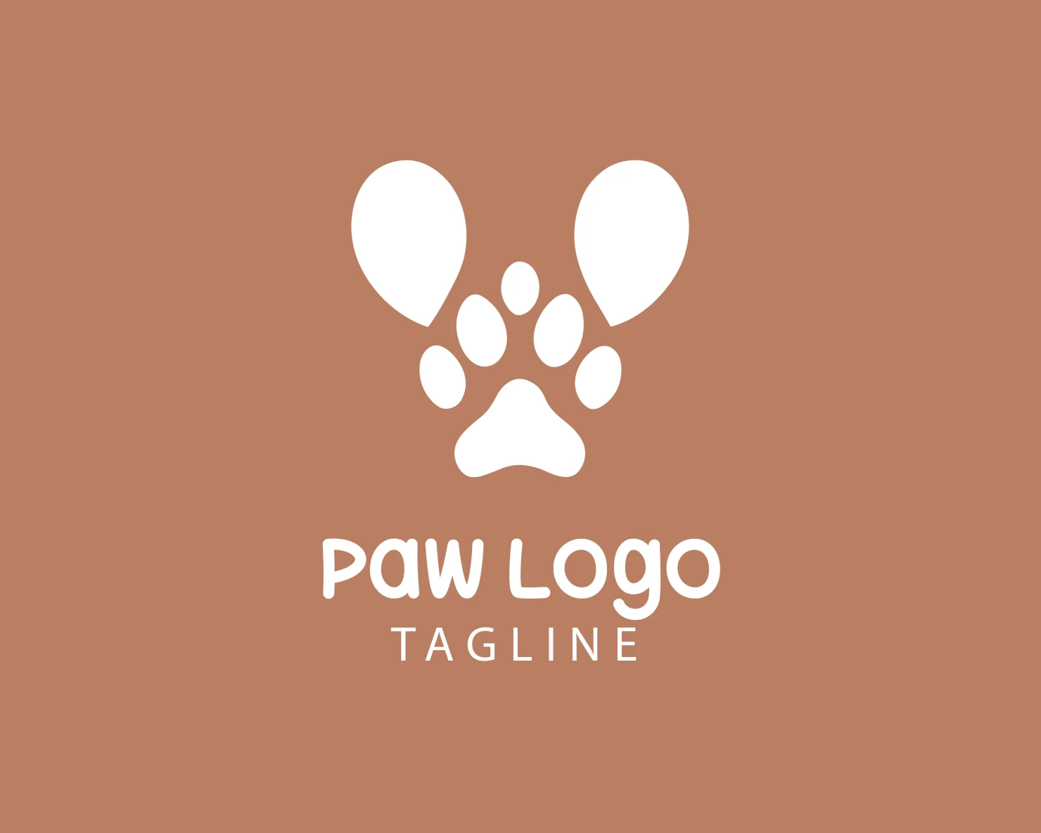 Paw customizable logo design #33740