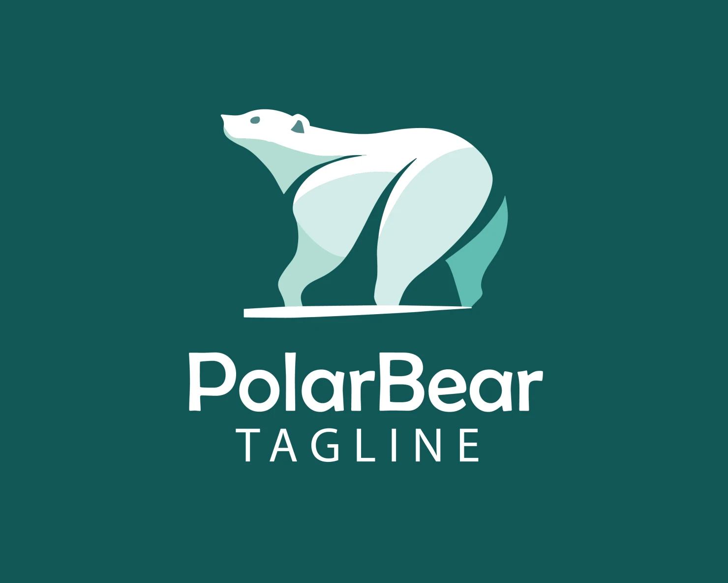 Polar bear customizable logo design #33743