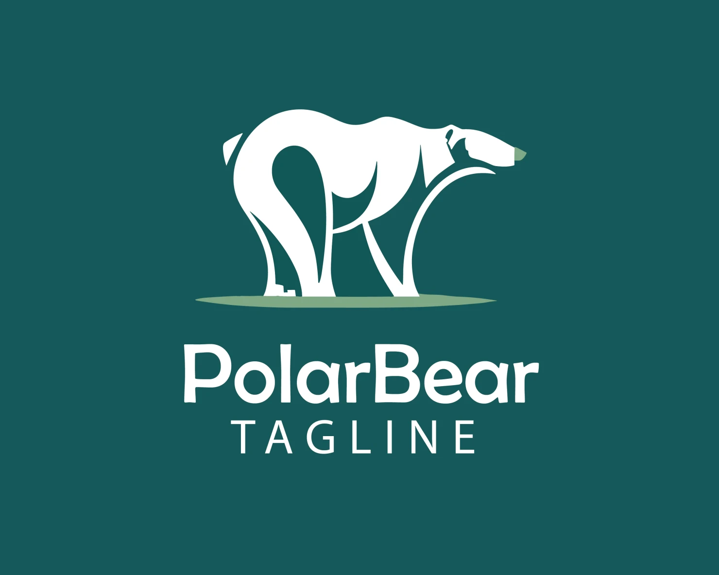 Polar bear customizable logo design #33748