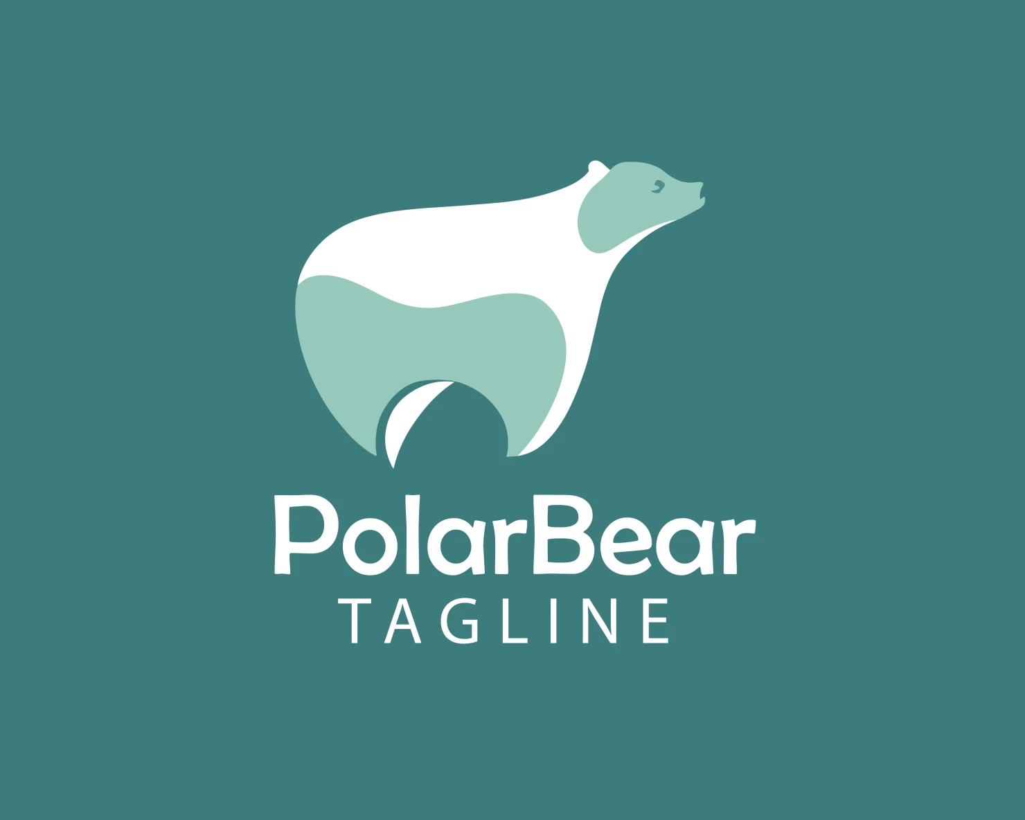 Polar bear customizable logo design #33752