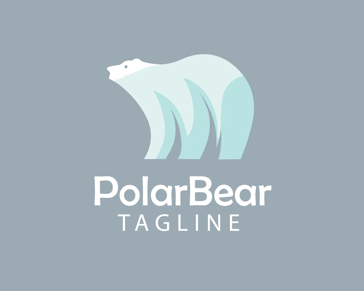 Polar bear customizable logo design #33754