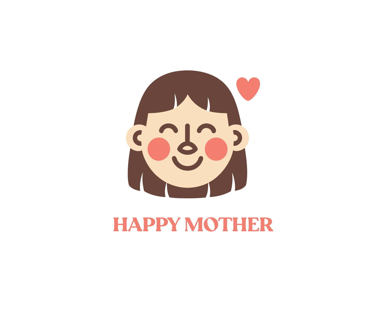 Happy mother customizable logo design #33757