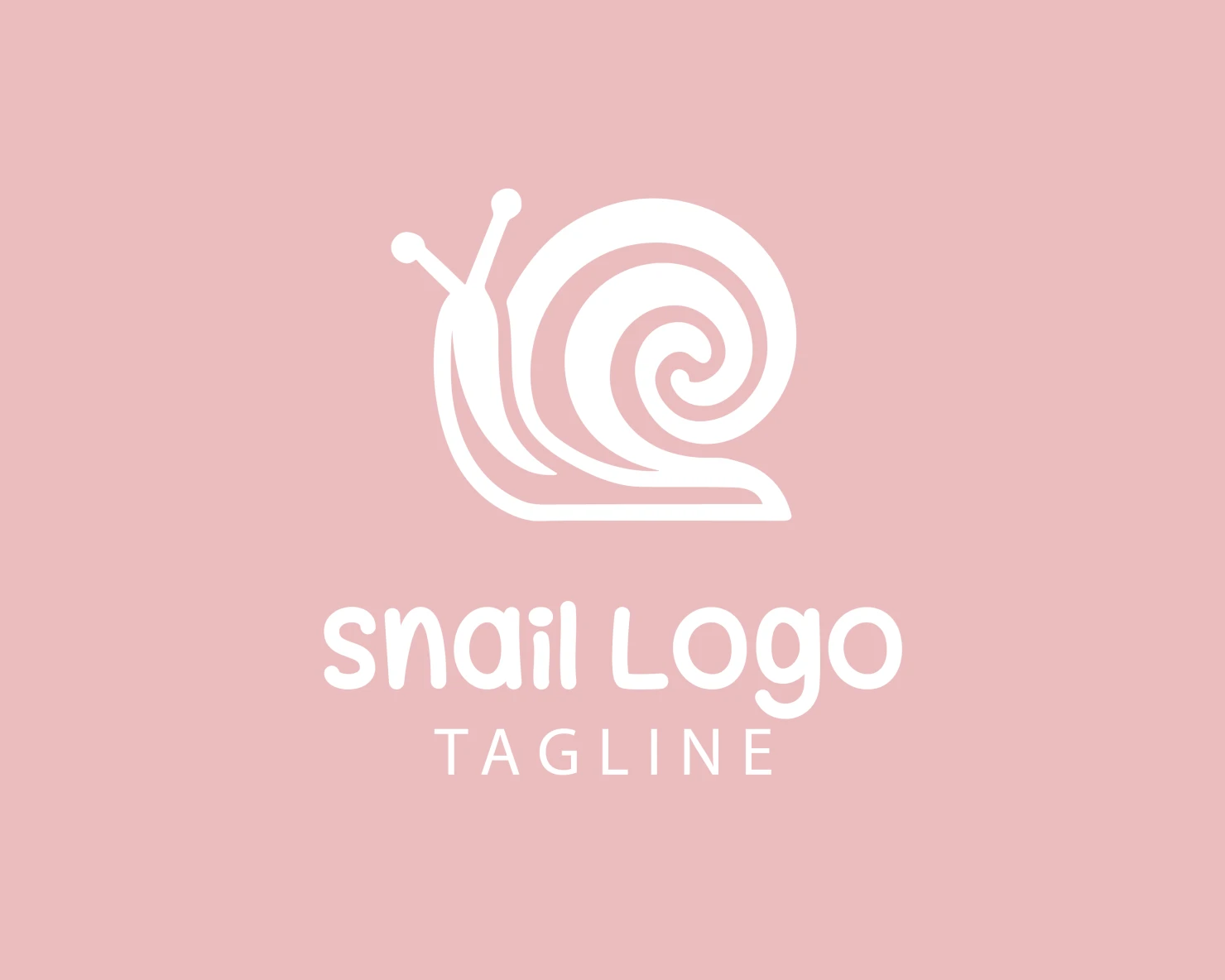 Snail customizable logo design #33764