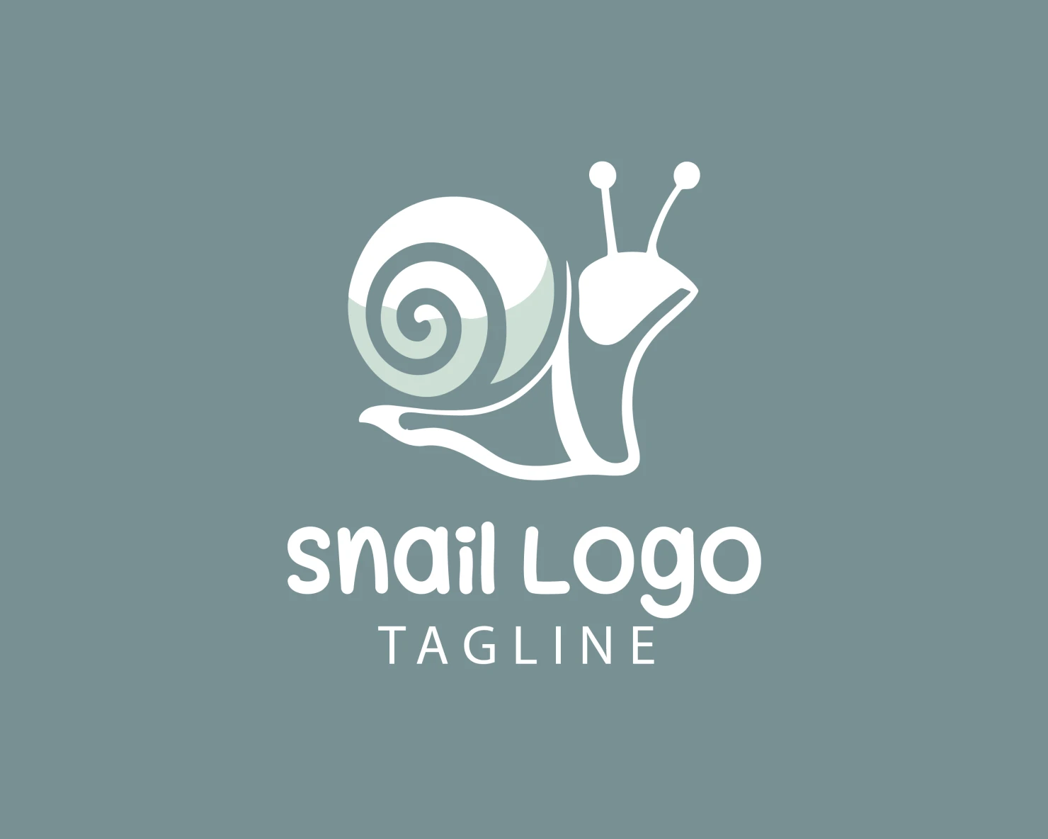 Snail customizable logo design #33765