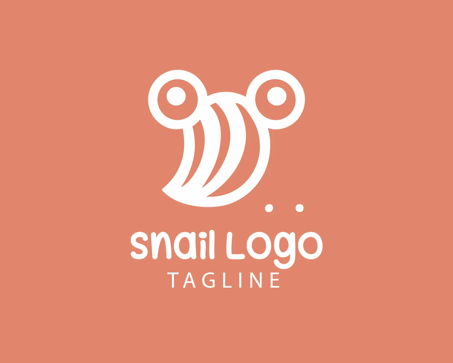 Snail customizable logo design #33767