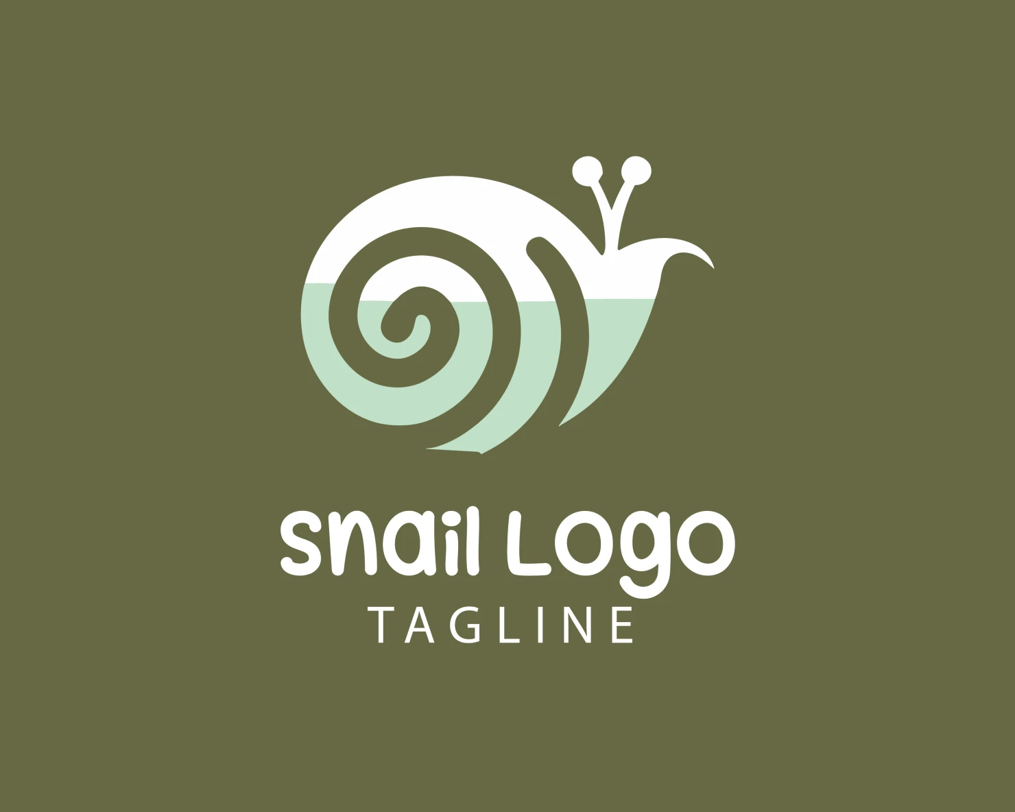 Snail customizable logo design #33773
