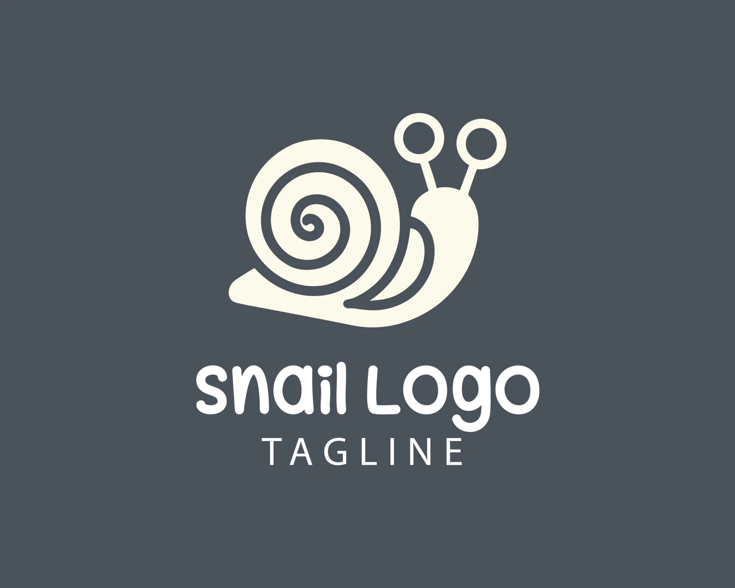 Snail customizable logo design #33775