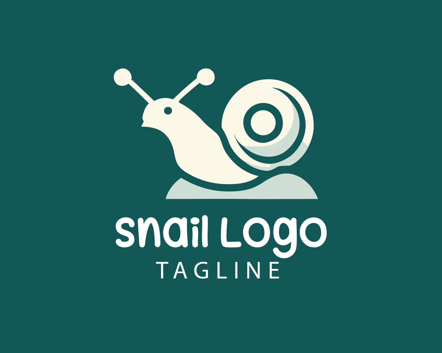 Snail customizable logo design #33776