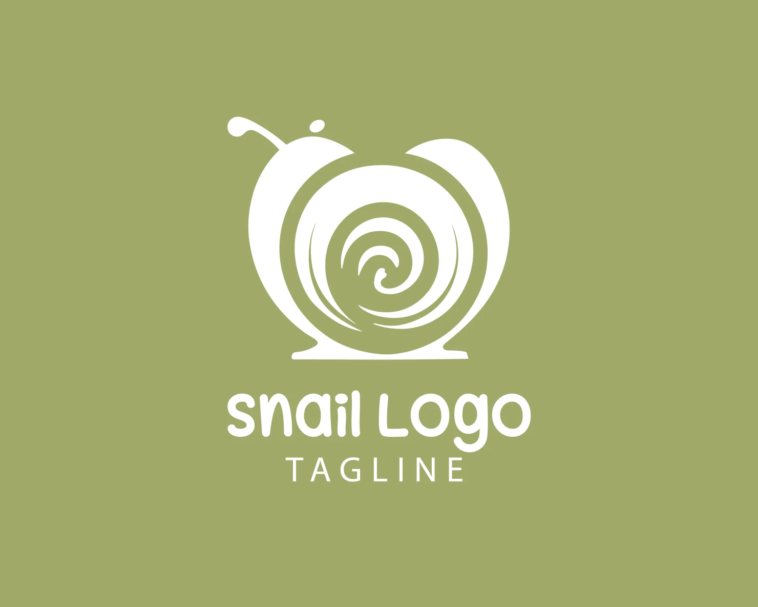 Snail customizable logo design #33777