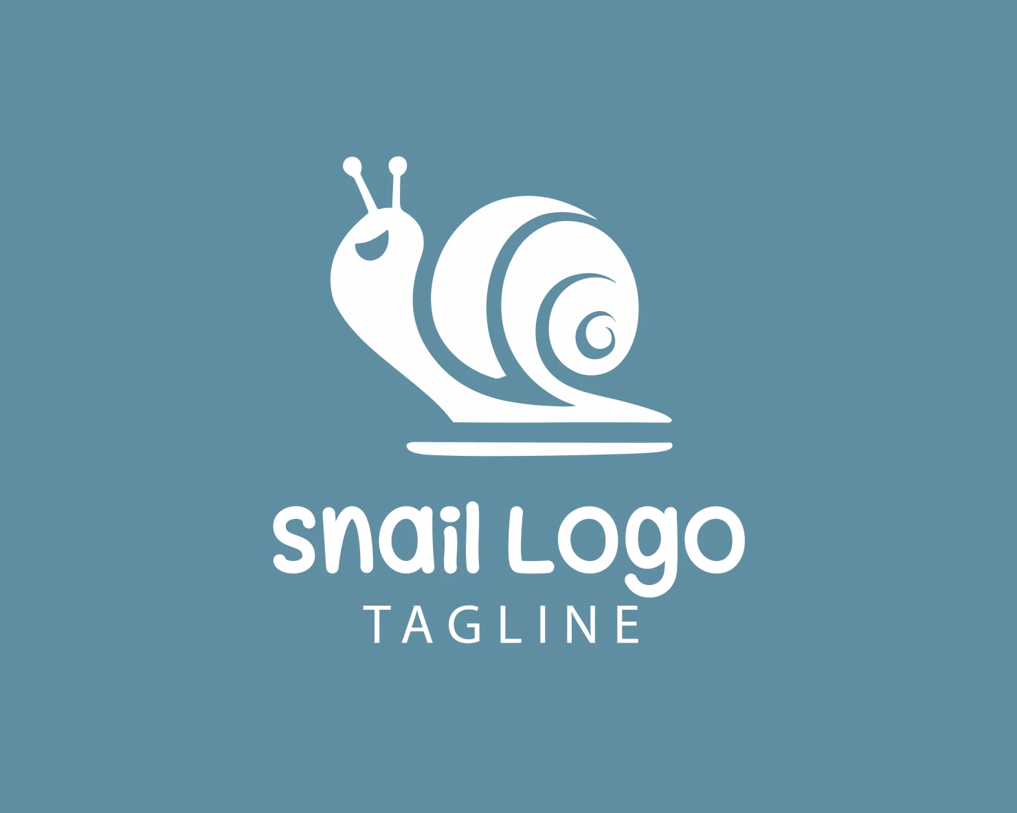 Snail customizable logo design #33778