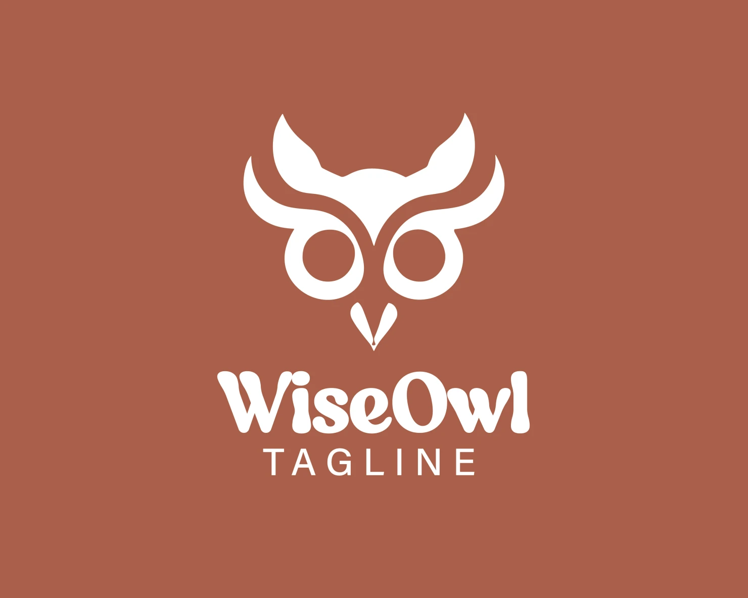 Wise owl  customizable logo design #33788