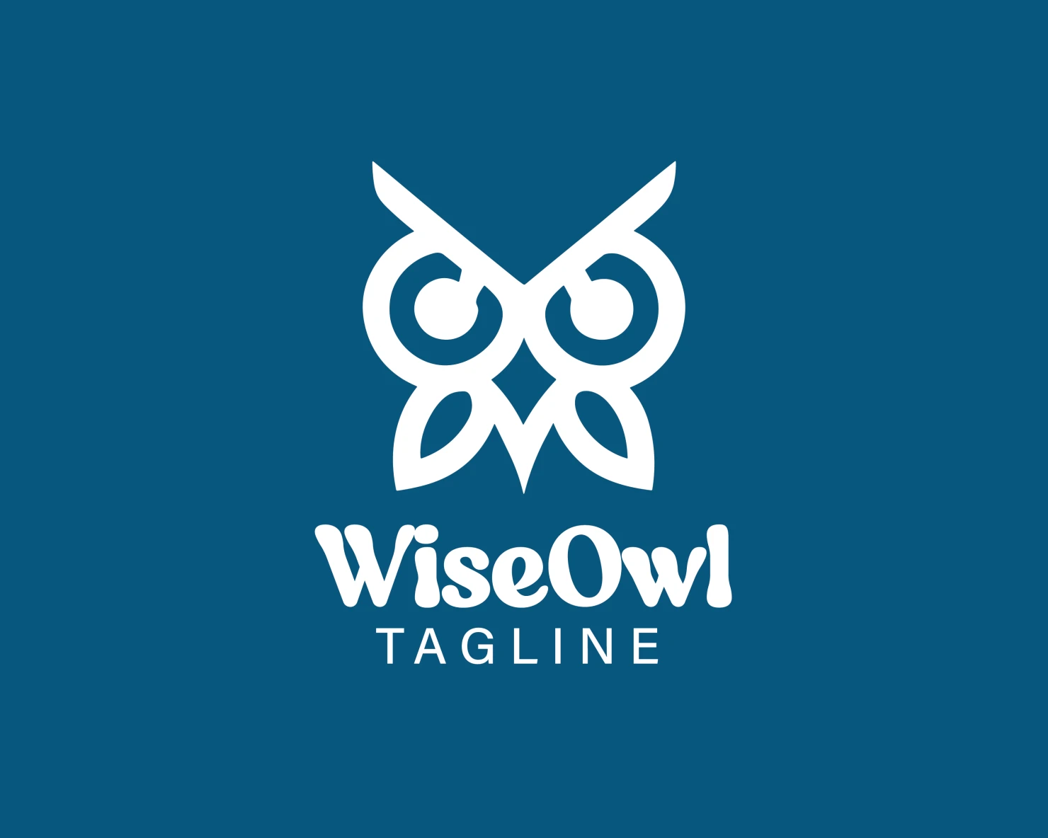 Wise owl customizable logo design #33792