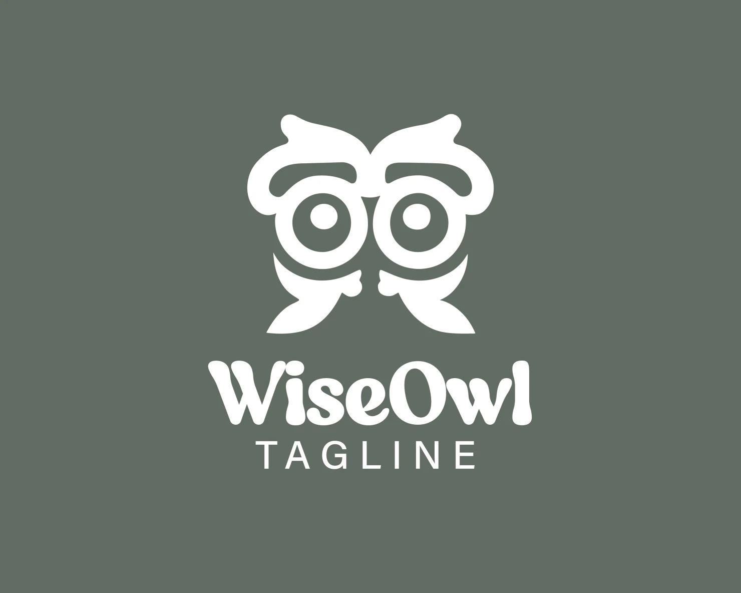 Wise owl customizable logo design #33794