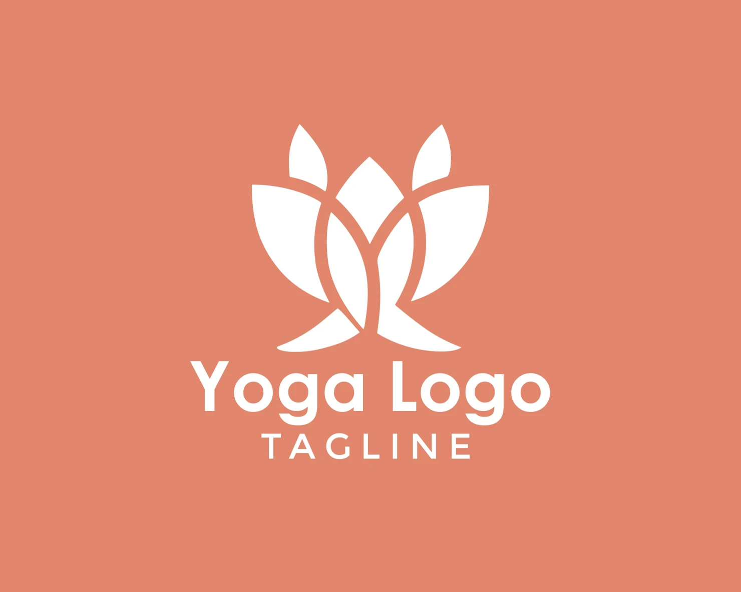 Yoga customizable logo design #33797