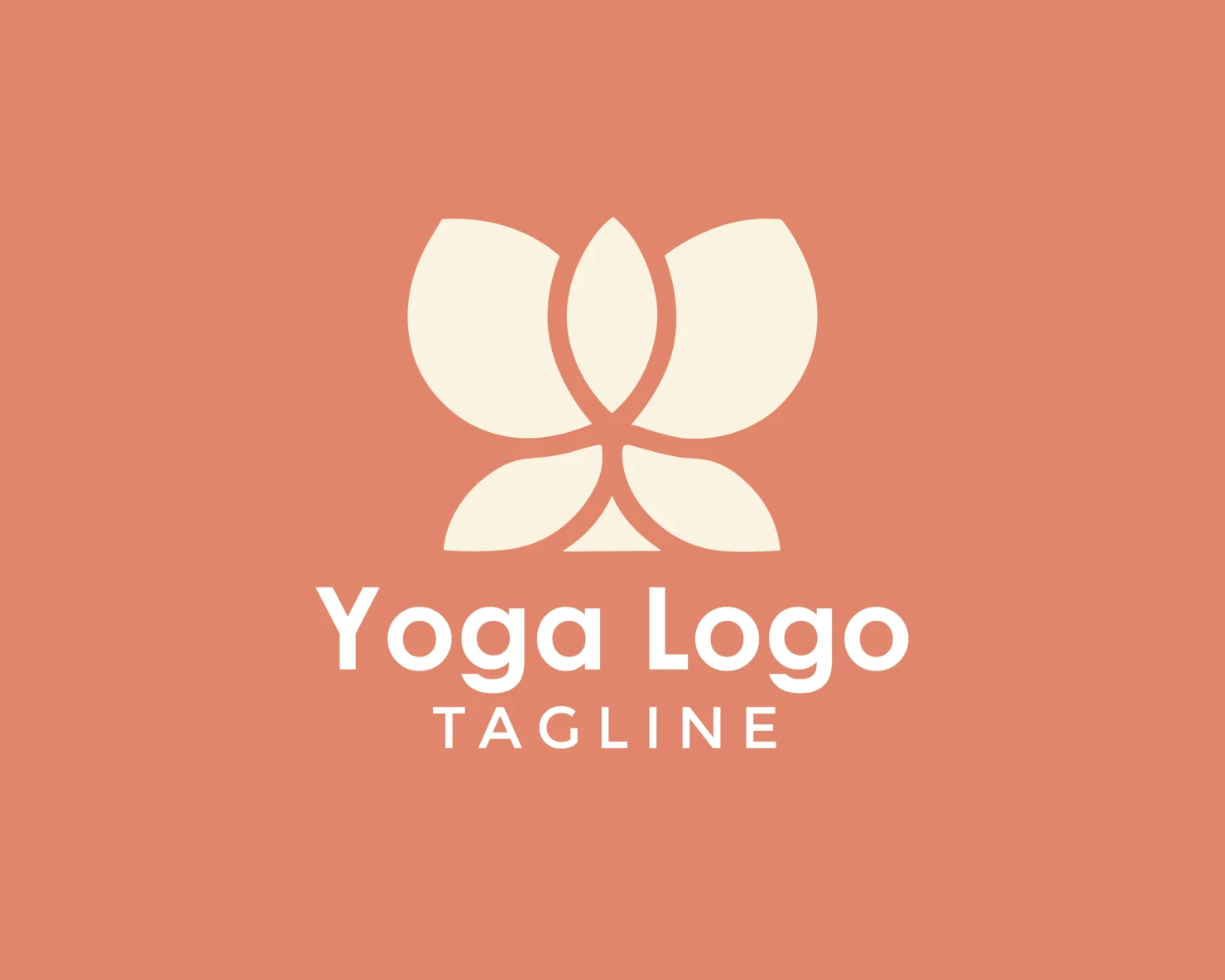 Yoga customizable logo design #33798