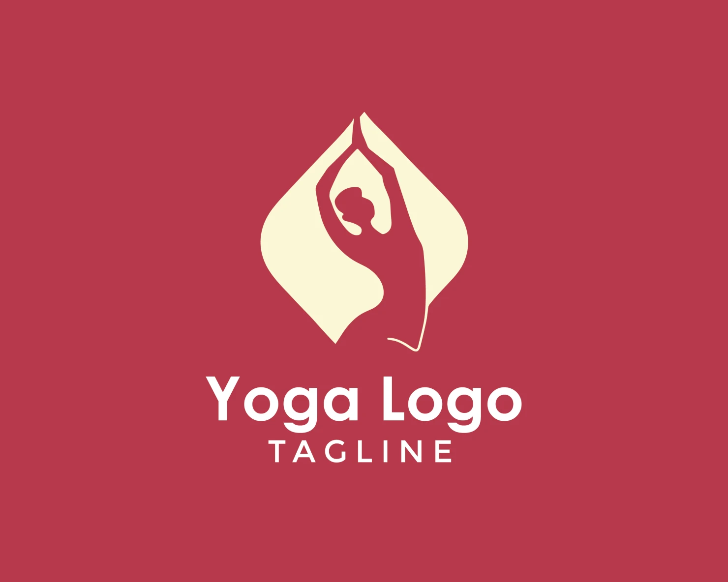 Yoga customizable logo design #33805