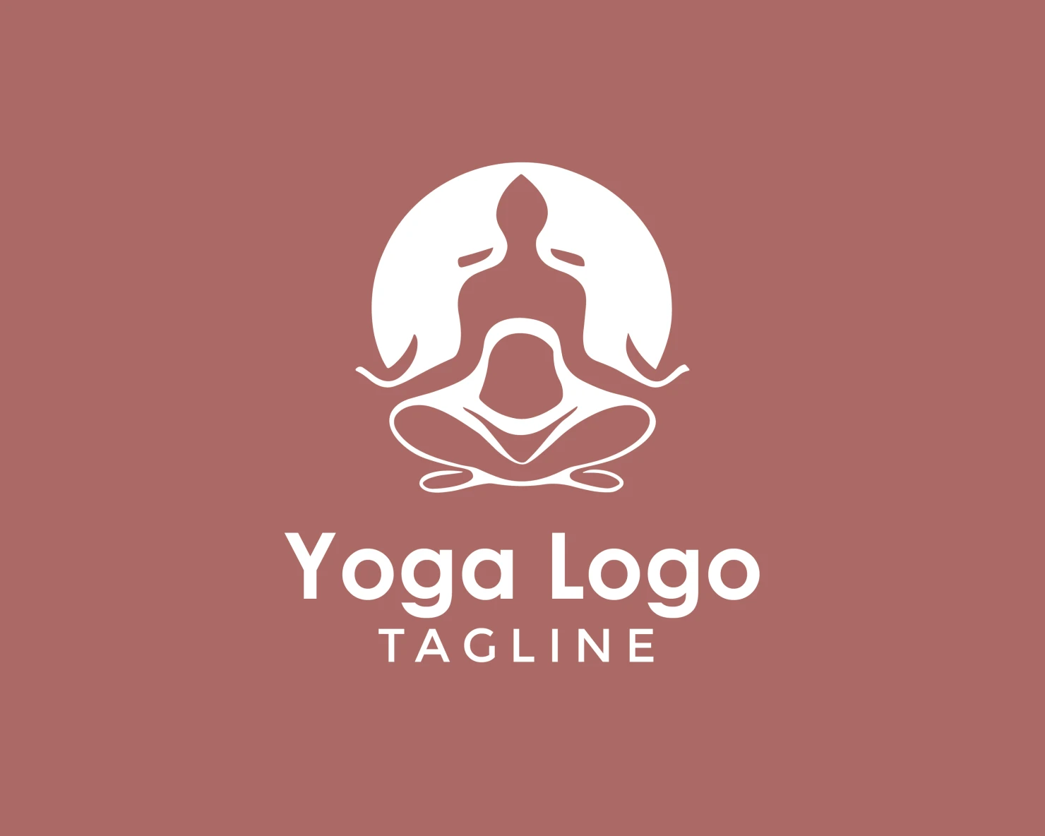 Yoga customizable logo design #33807
