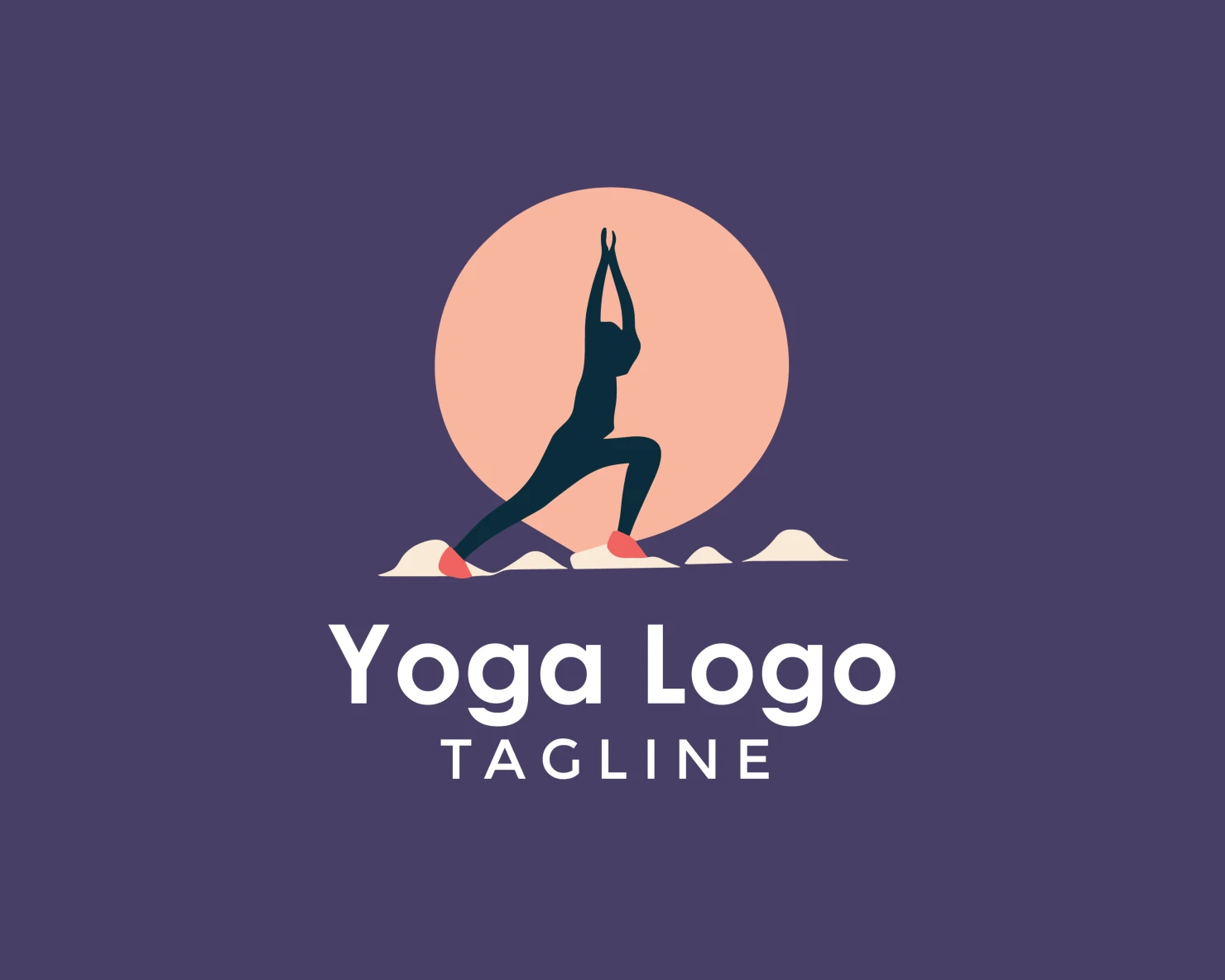 Yoga customizable logo design #33809