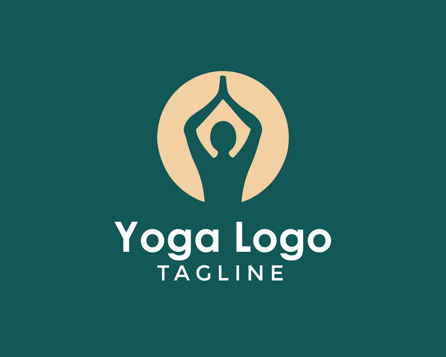Yoga customizable logo design #33810