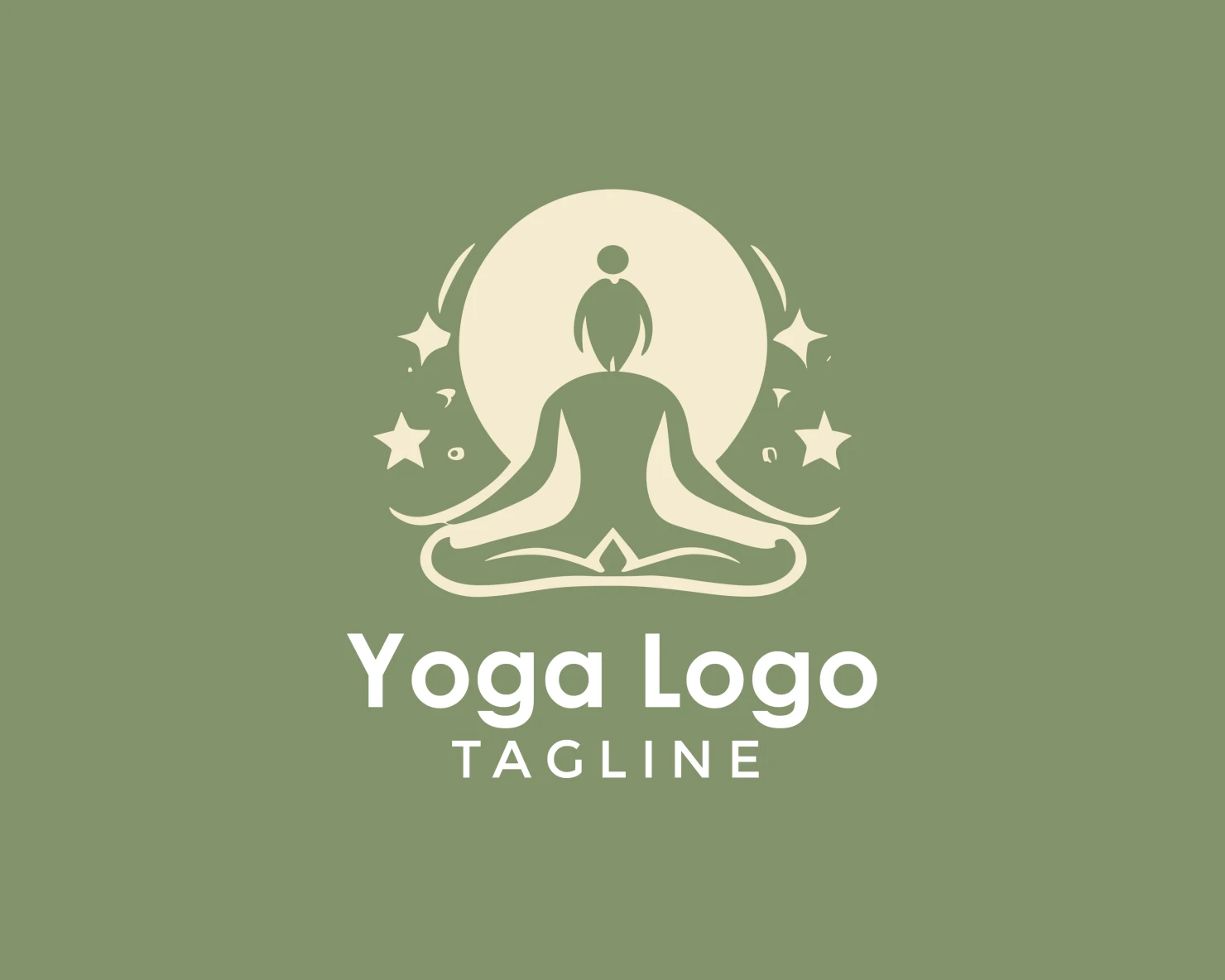 Yoga customizable logo design #33811