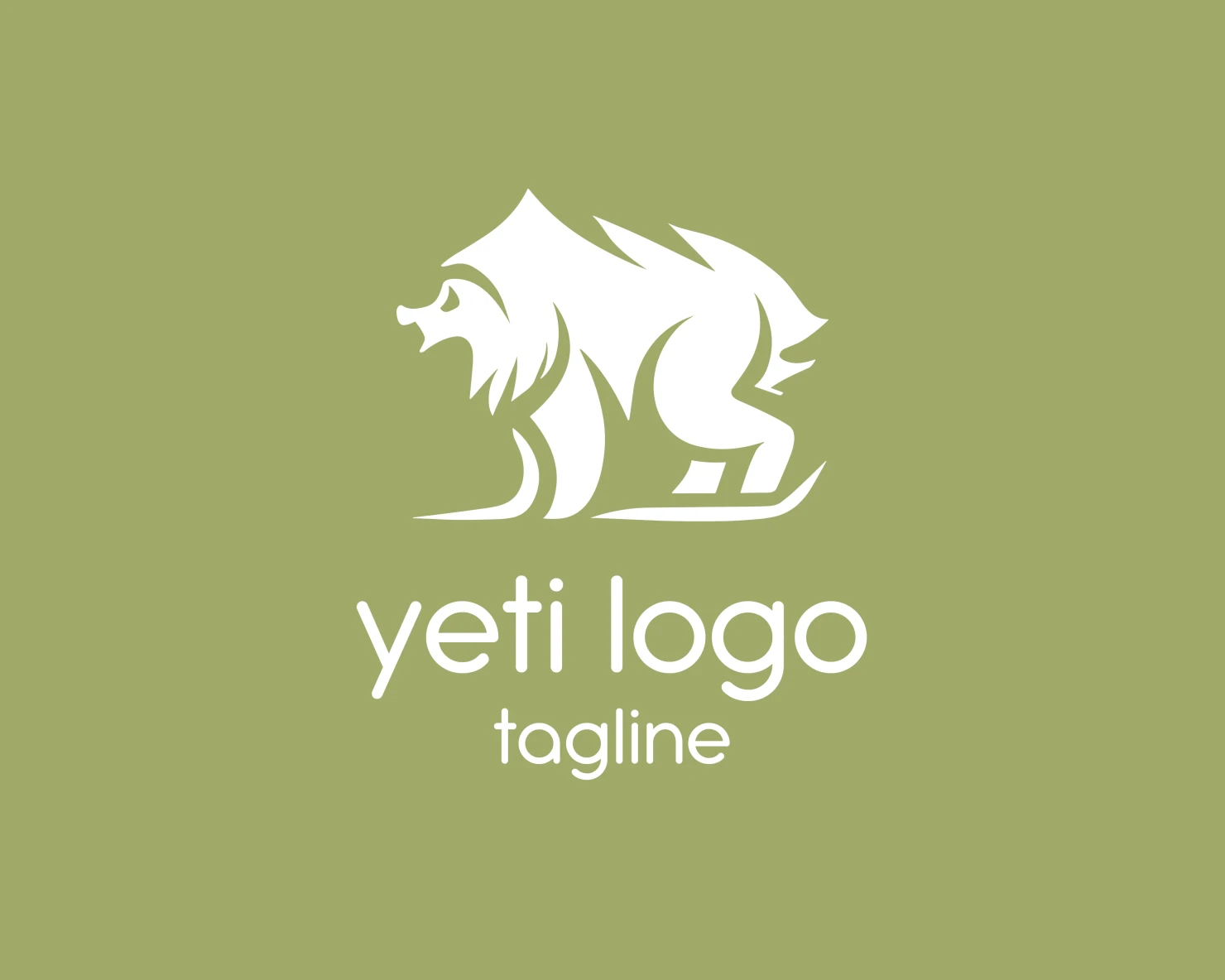 Yeti customizable logo design #33814
