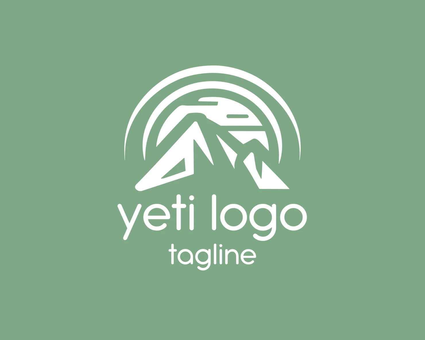 Yeti customizable logo design #33815