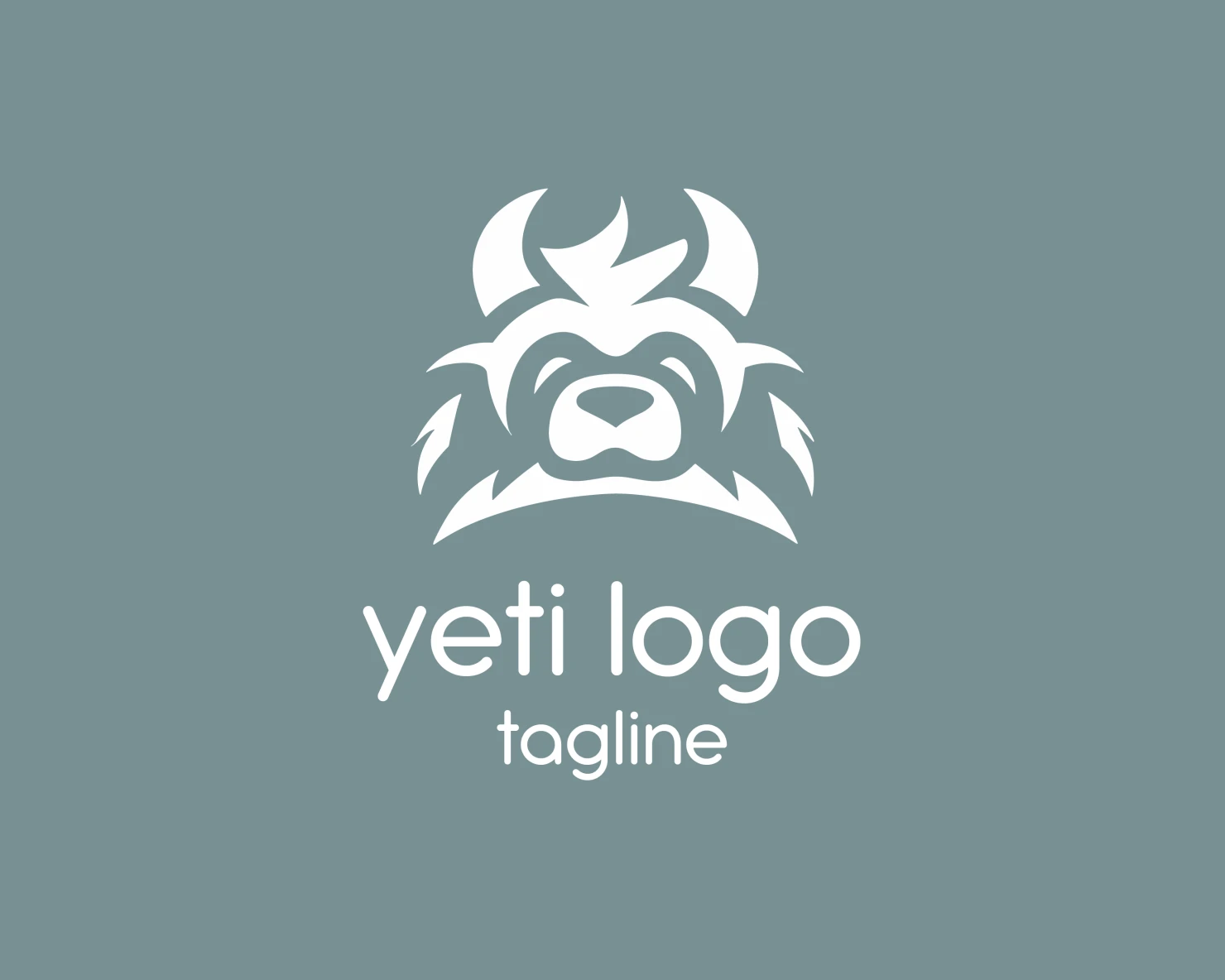 Yeti customizable logo design #33818