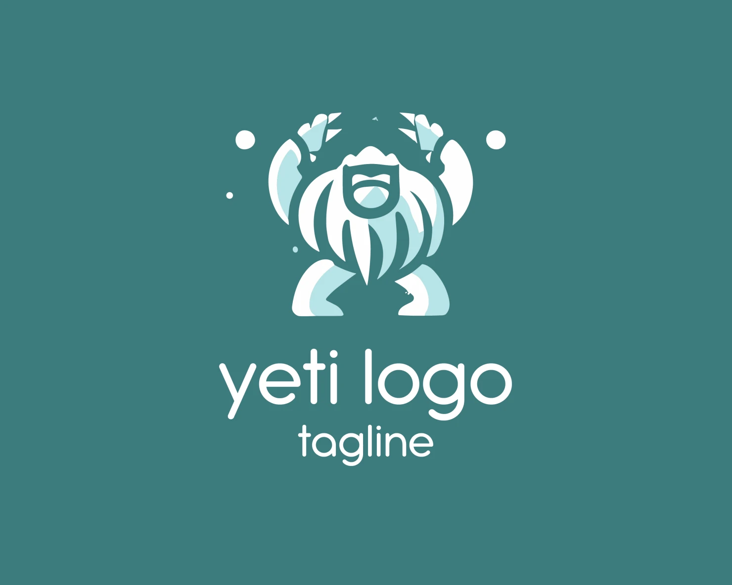 Yeti customizable logo design #33819