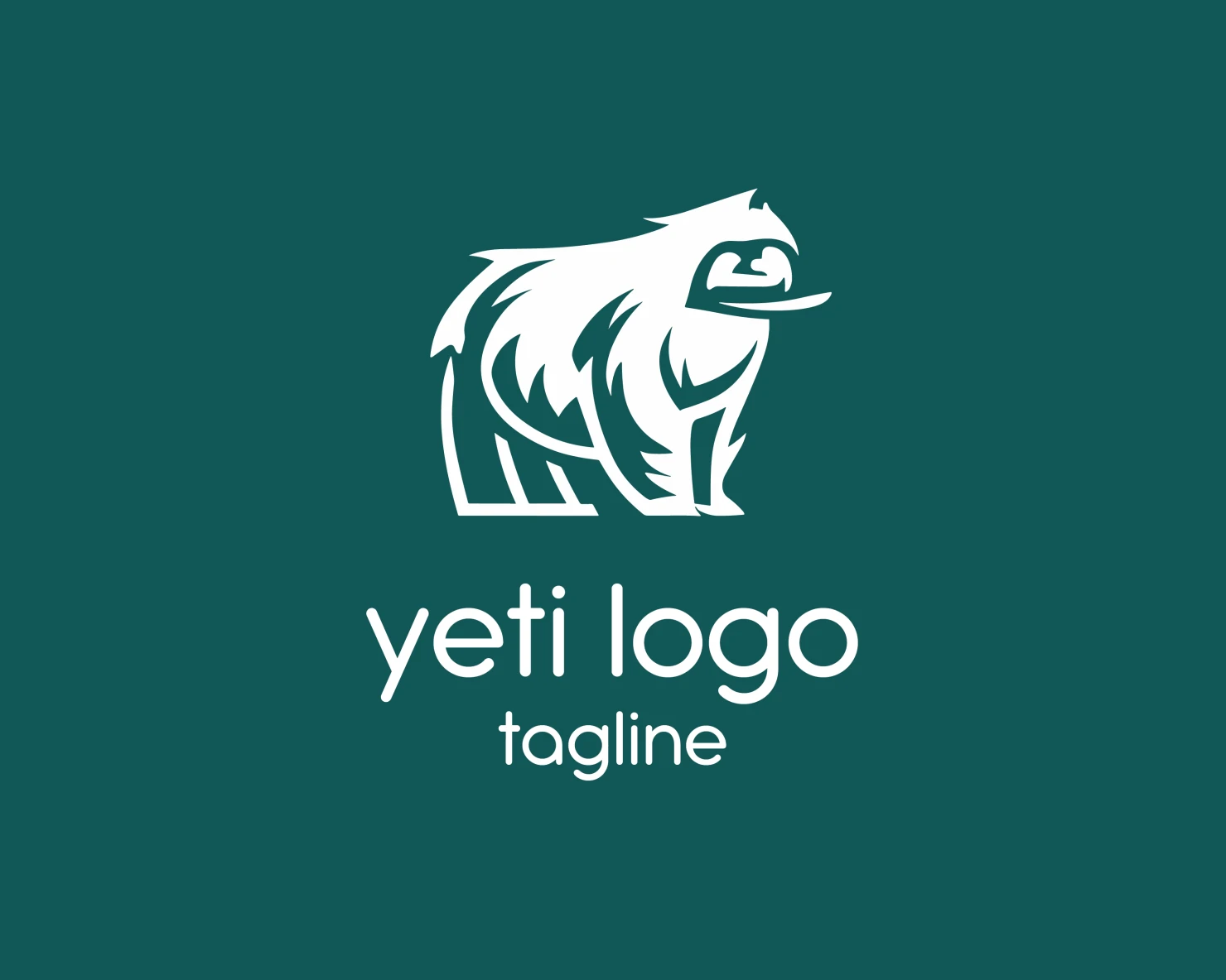 Yeti customizable logo design #33823
