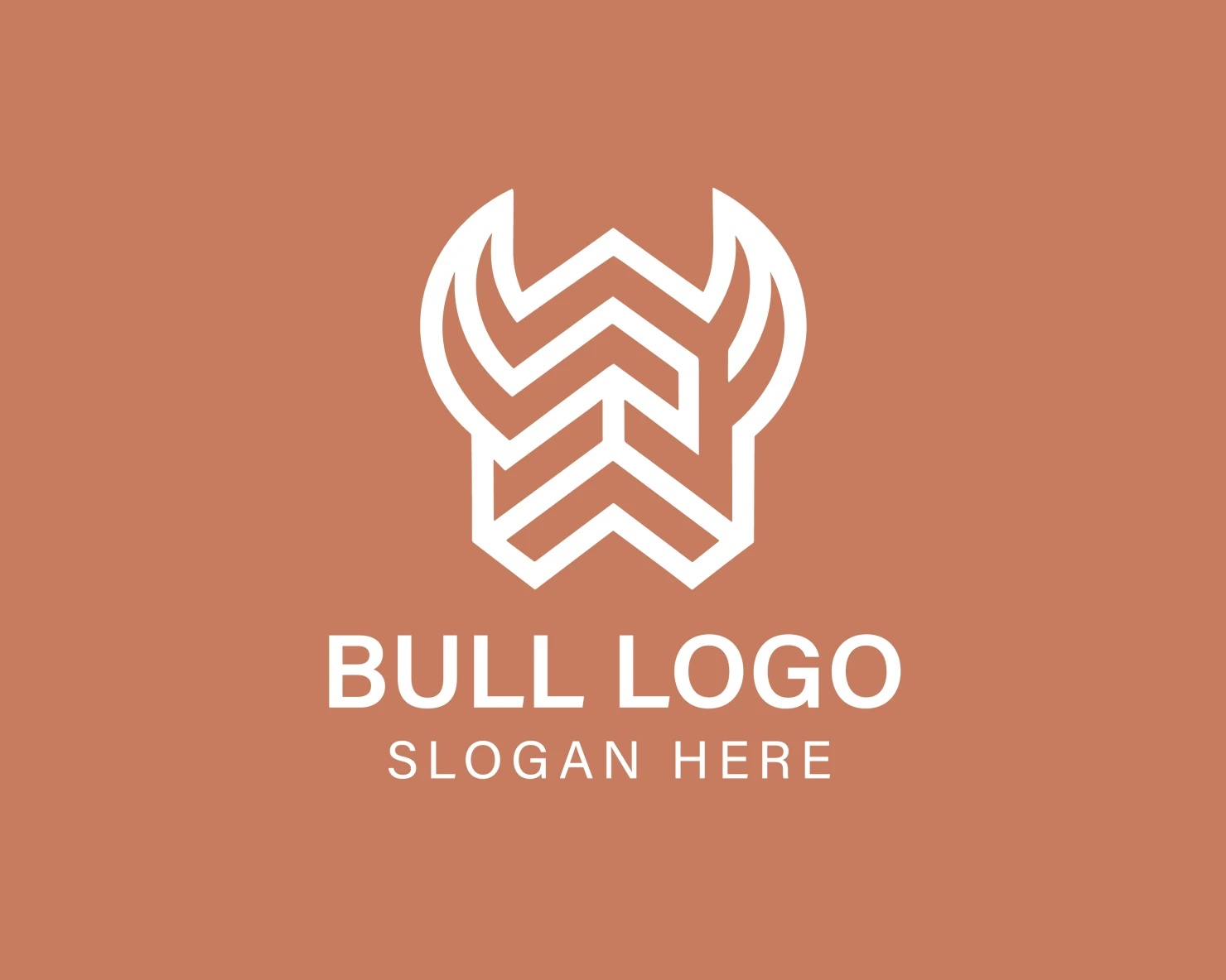 Bull customizable logo design #33844
