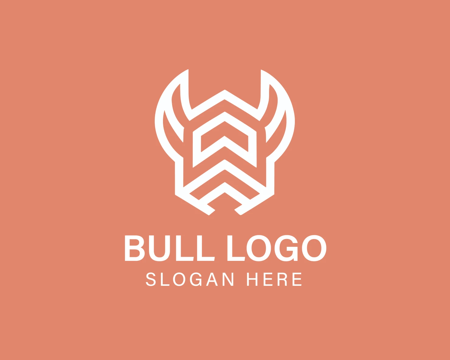 Bull customizable logo design #33845