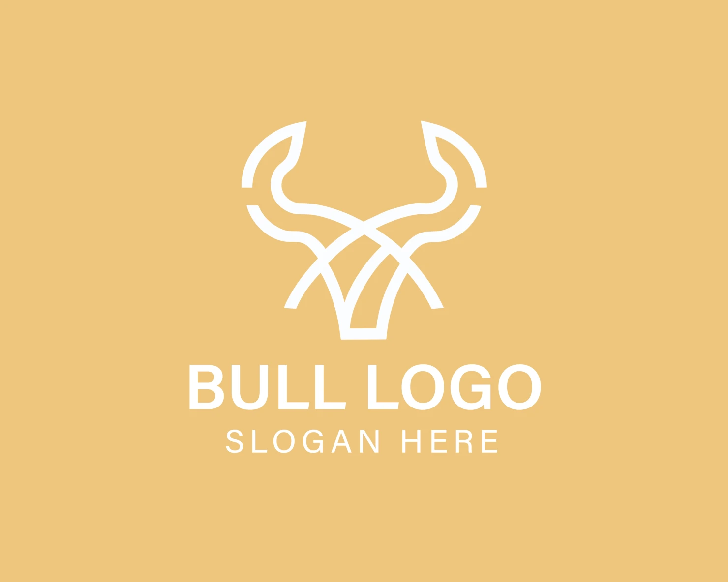 Bull customizable logo design #33850