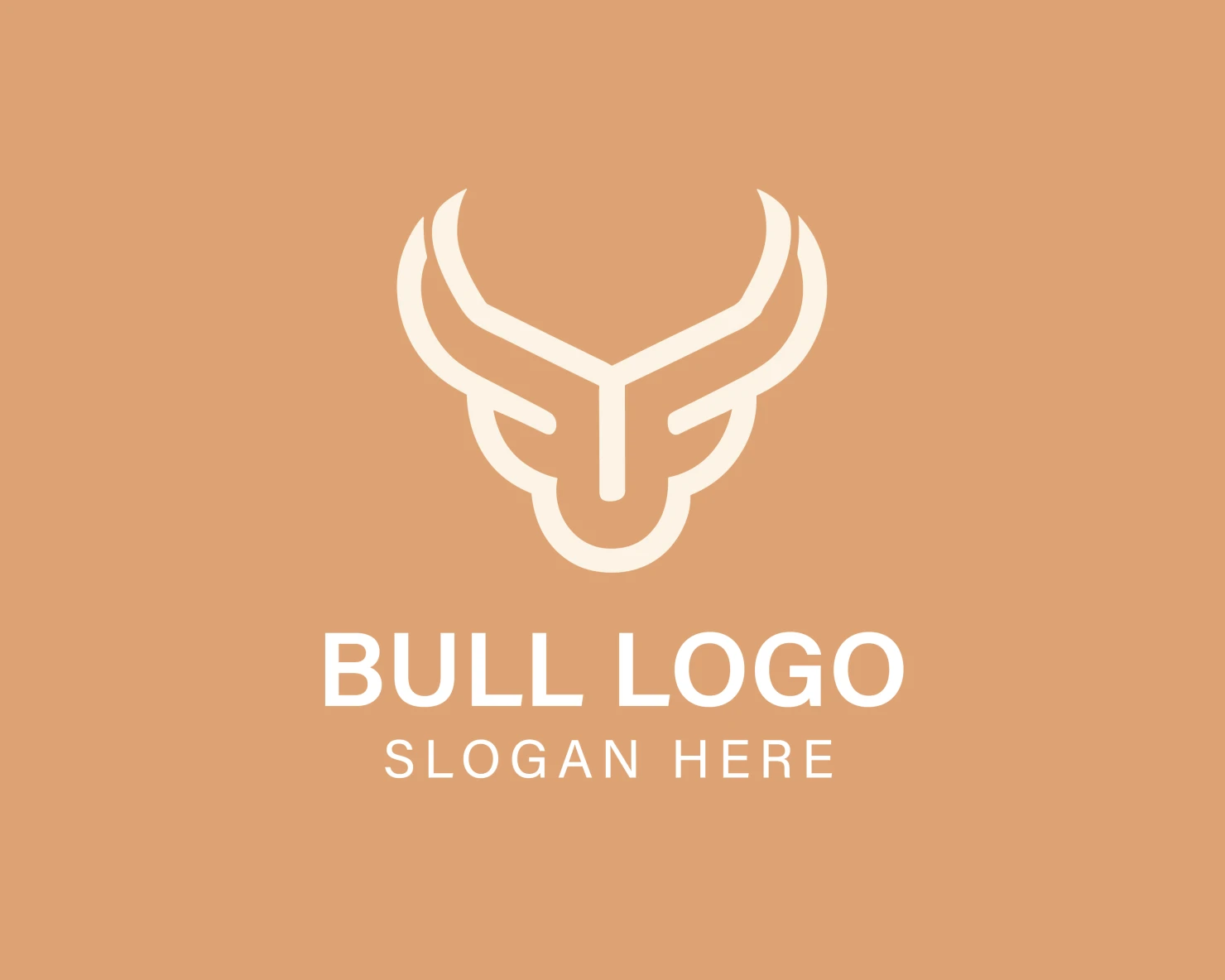 Bull customizable logo design #33852