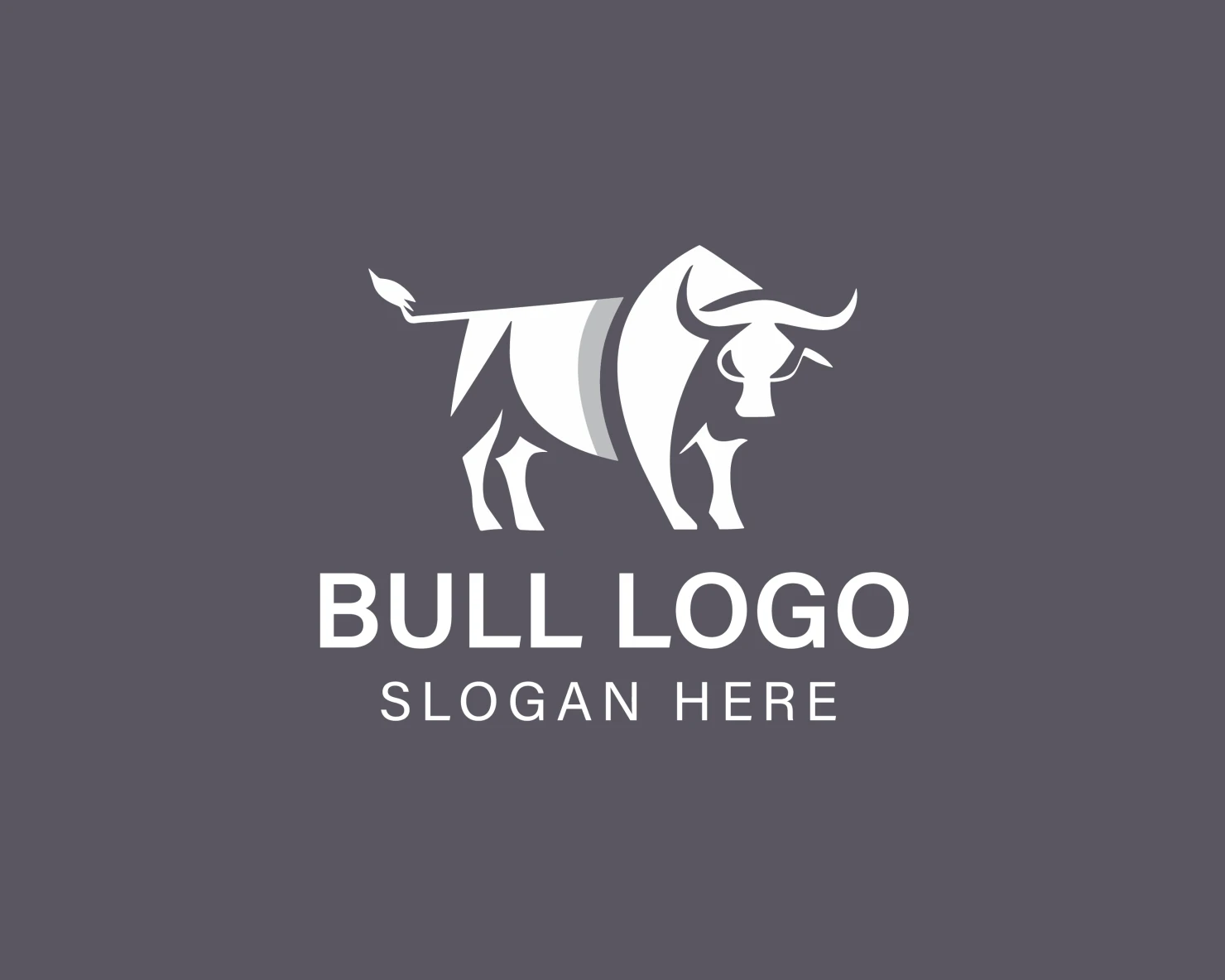 Bull customizable logo design #33853