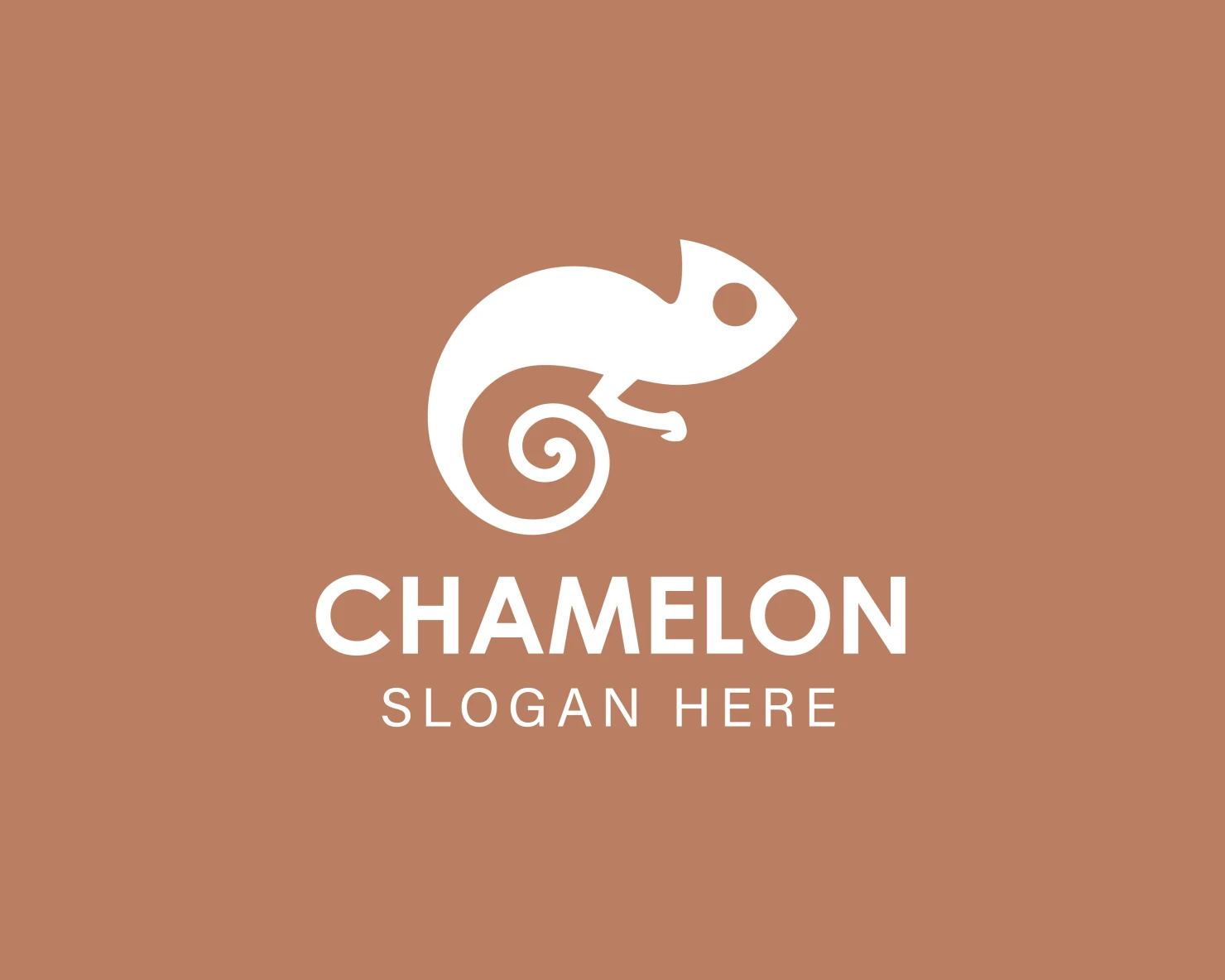 Chameleon customizable logo design #33915