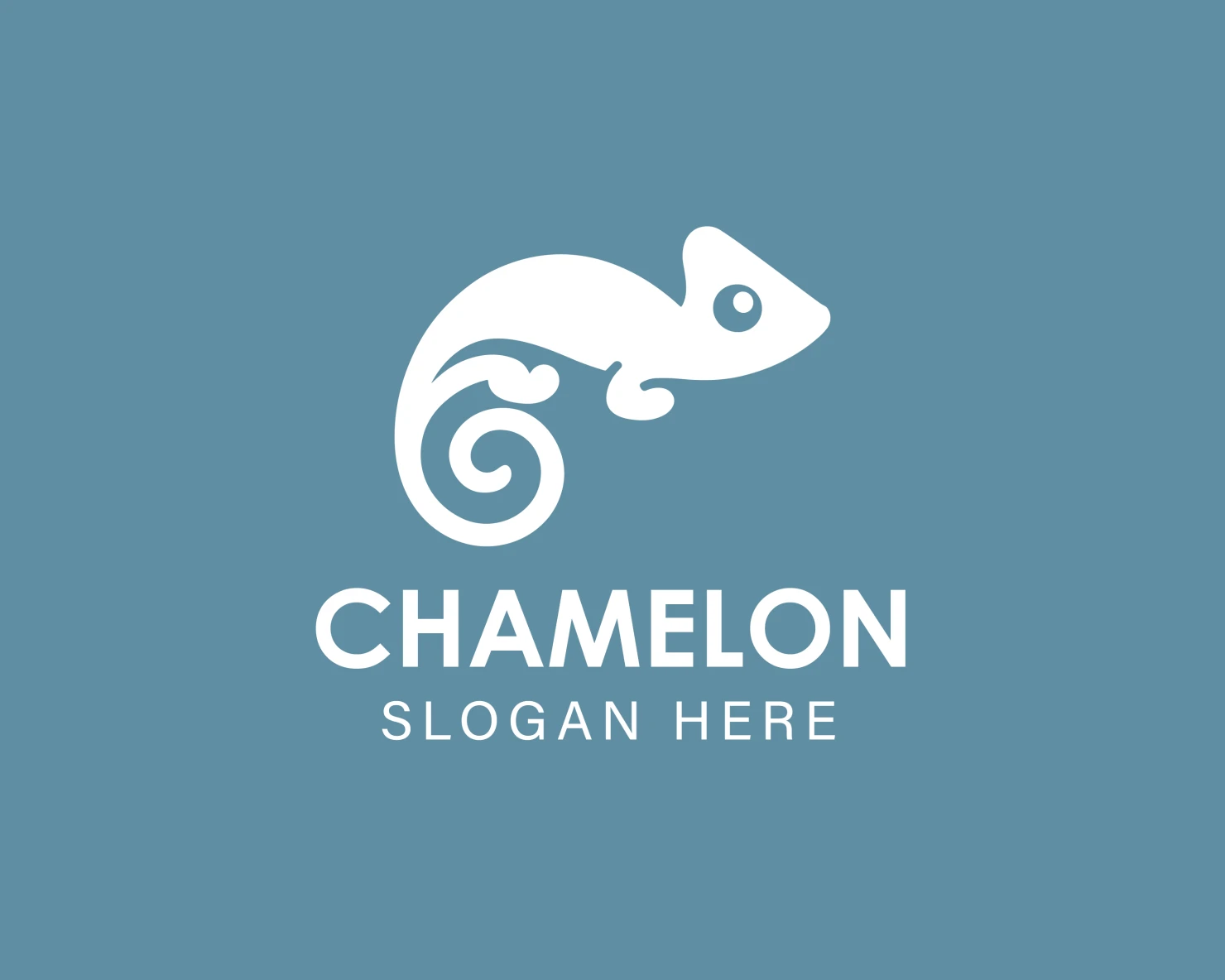 Chameleon customizable logo design #33917