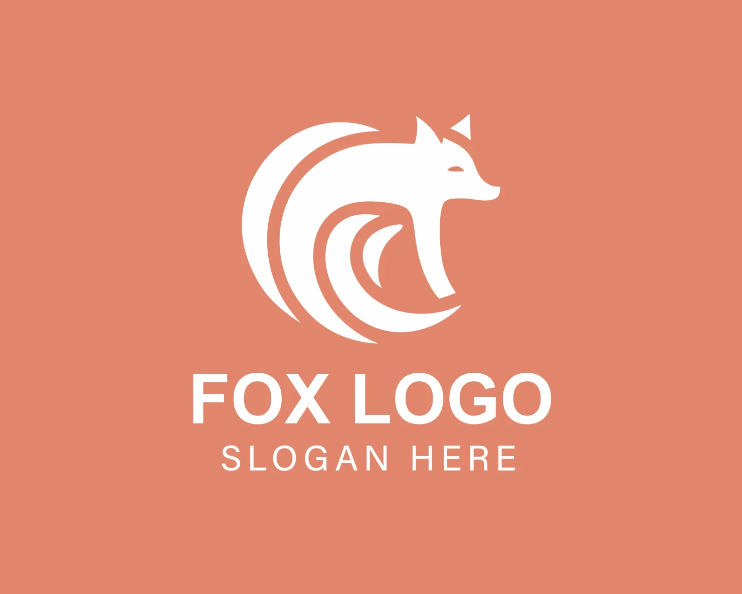 Fox customizable logo design #33922