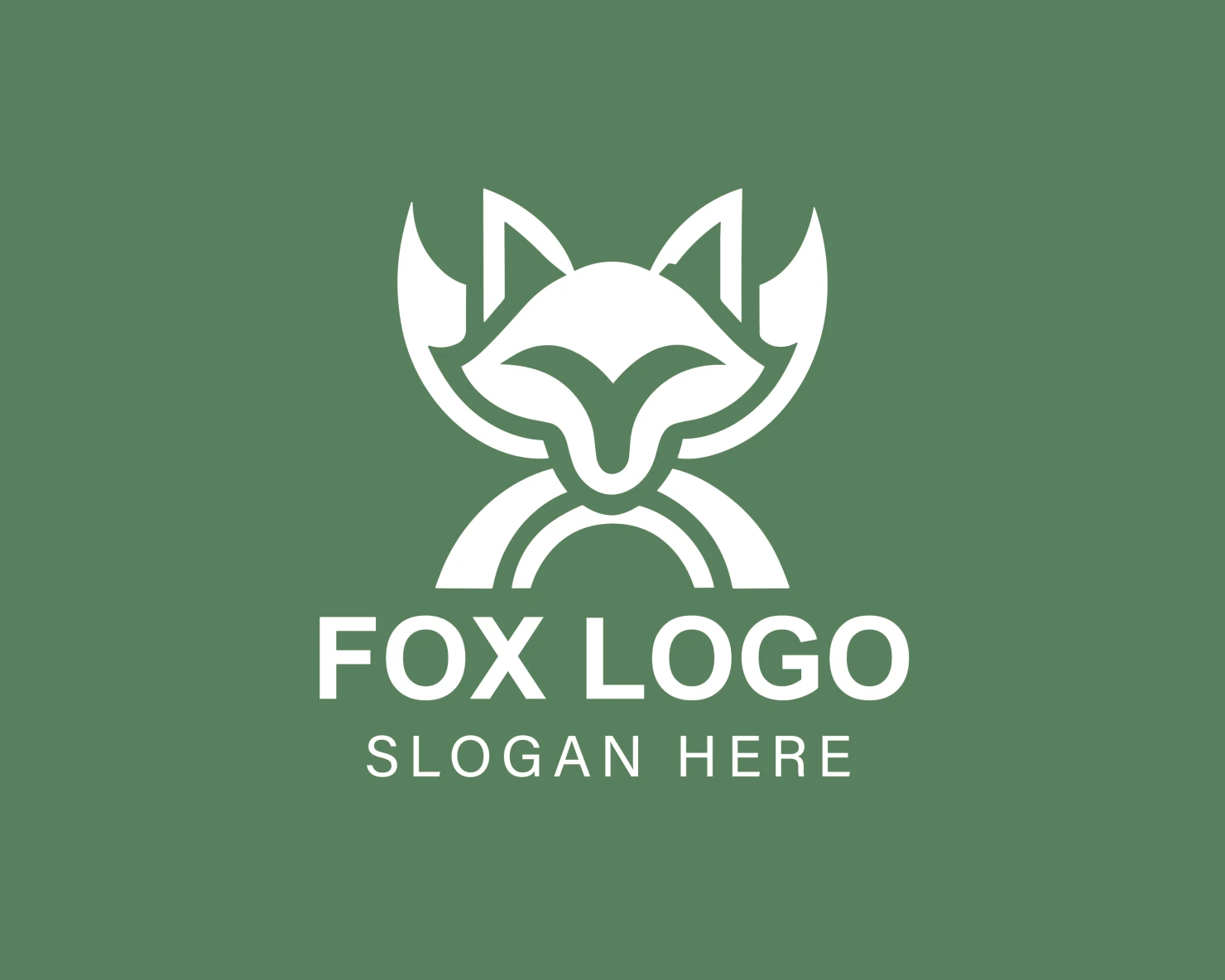 Fox customizable logo design #33932